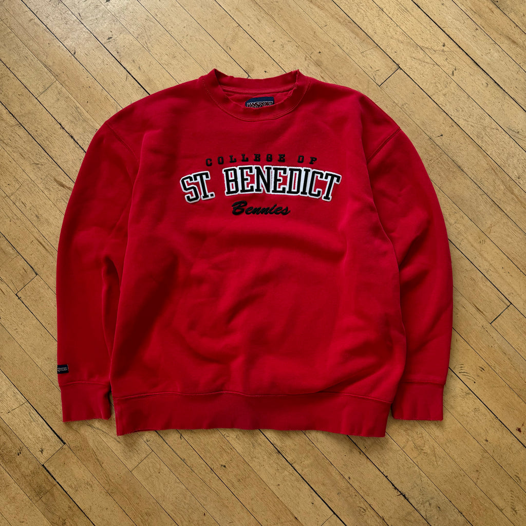 Vintage College Of St. Benedict CrewNeck Sz XL
