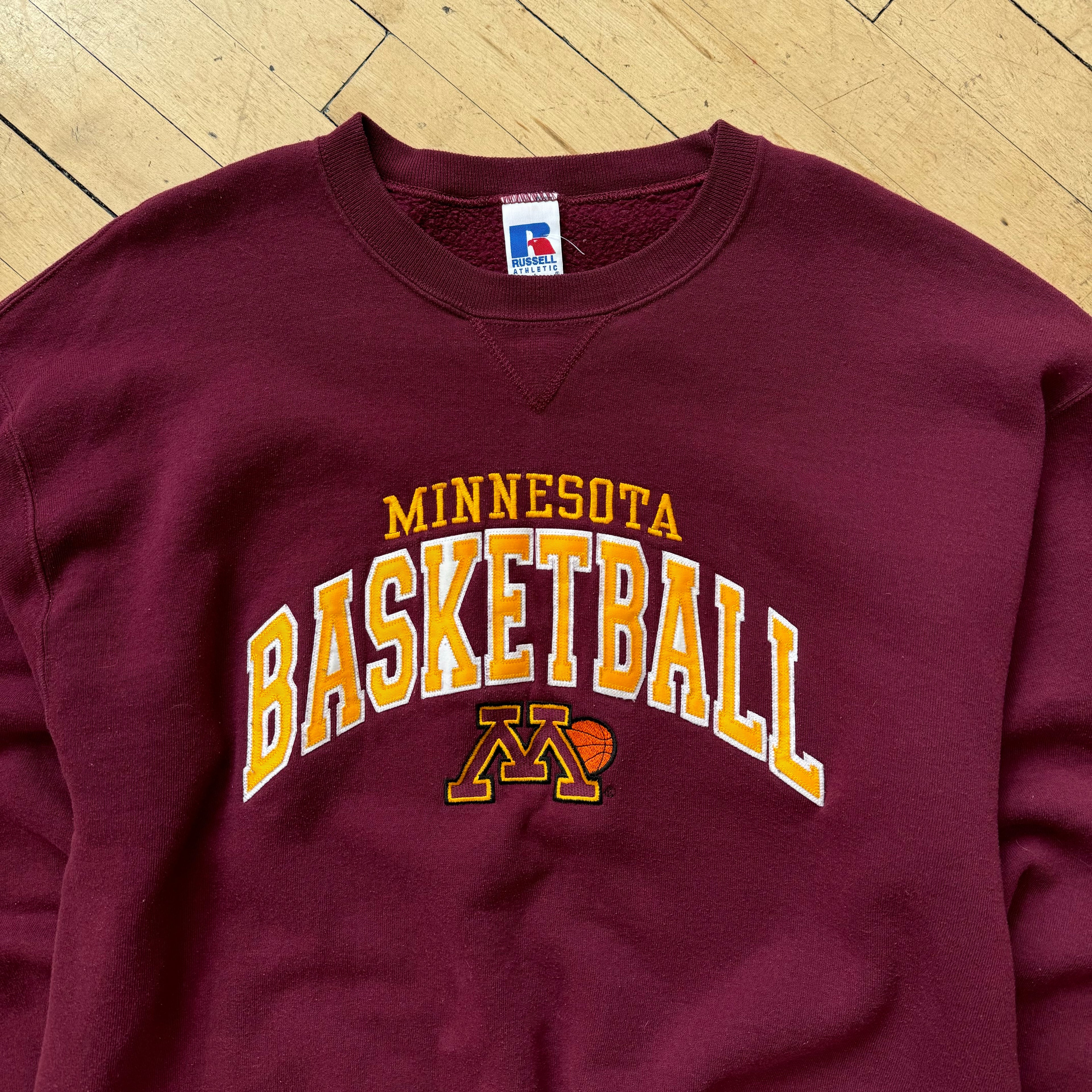 Vintage Minnesota Gophers Basketball CrewNeck Sz L