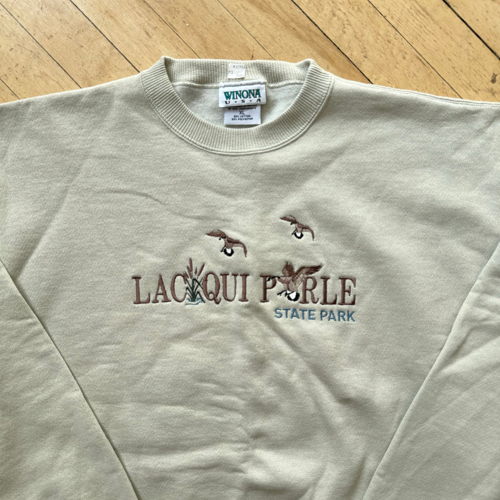Vintage Laciqui Parle State Park CrewNeck Sz XL