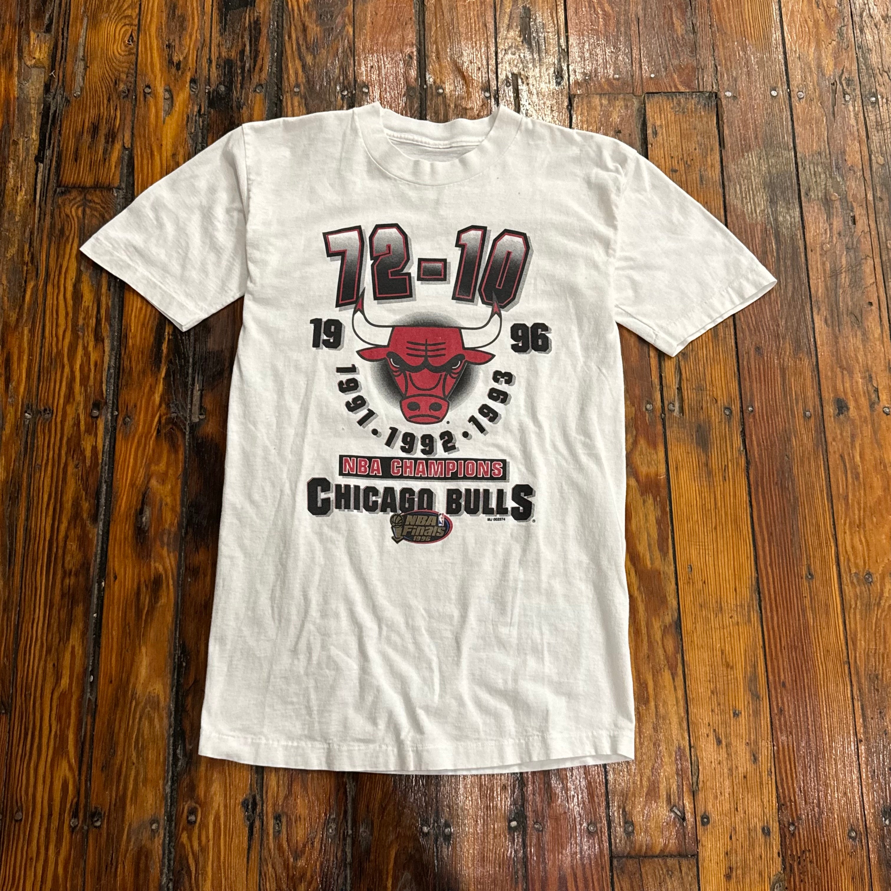 Vintage Chicago Bulls 72-10 Season T-shirt Sz M
