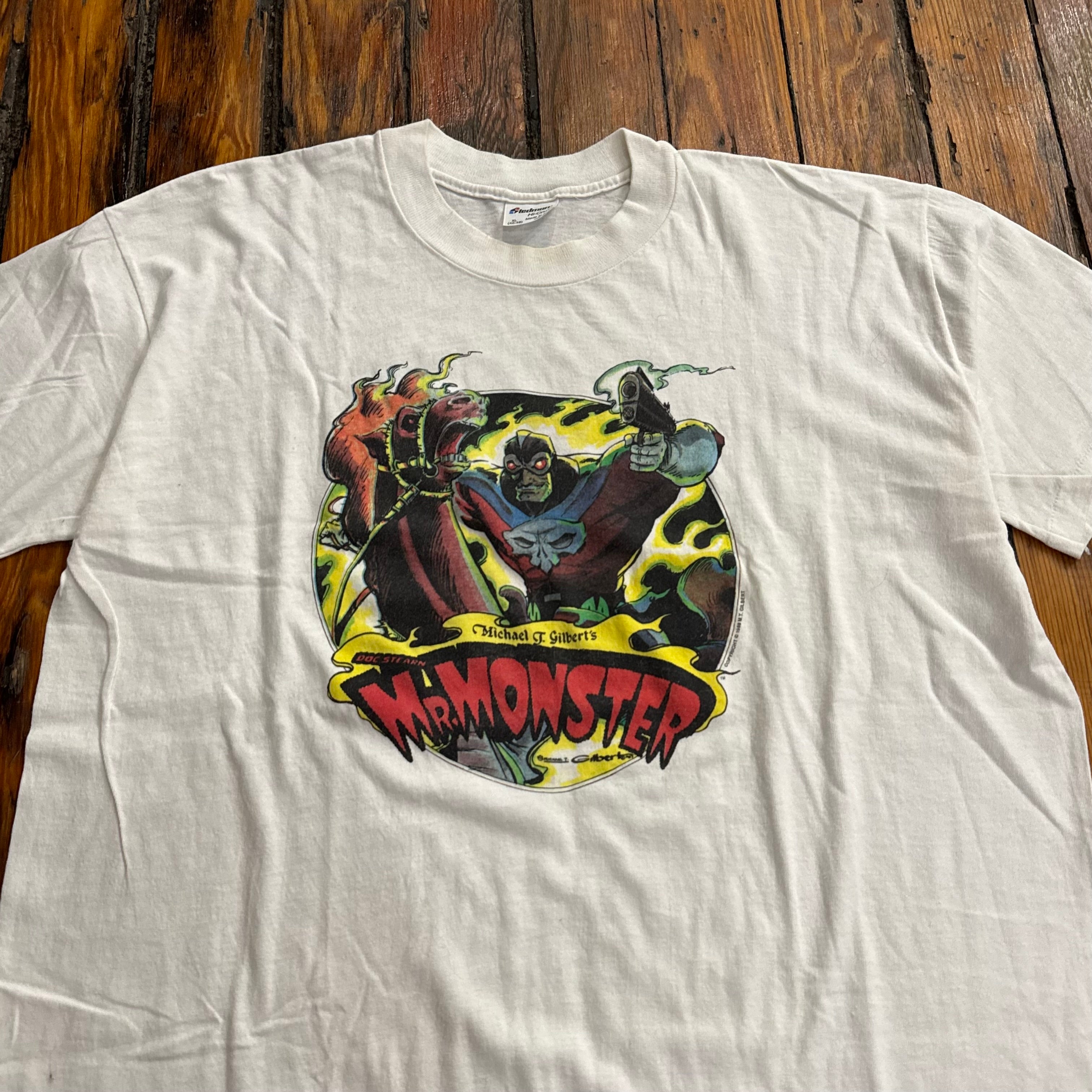 Vintage Mr Monster Michael T Gilbert T-shirt Sz XL