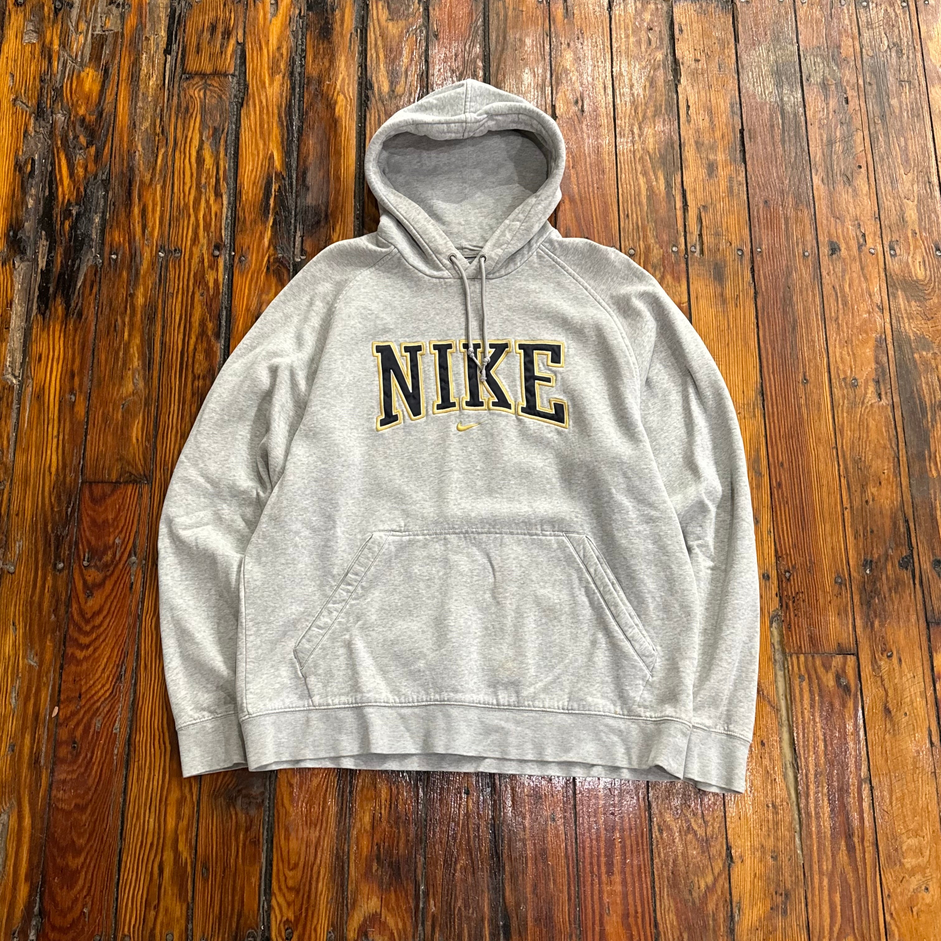 Vintage Nike SpellOut Hoodie Sz L