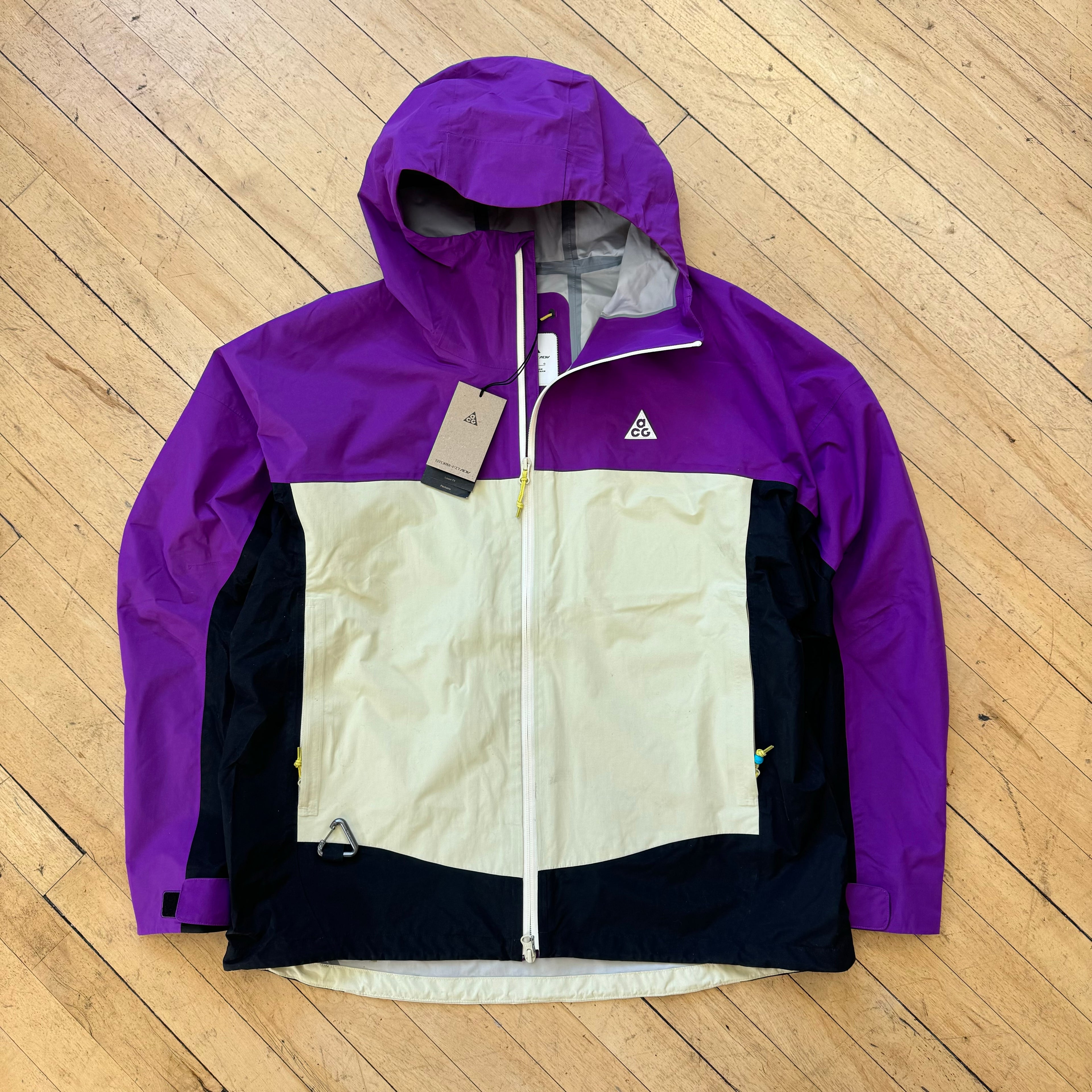 Nike ACG "MORPHO" Strom Fit ADV Rain Jacket Sz L NEW