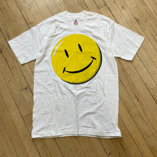 Vintage Big Smiley Face T-shirt Sz L