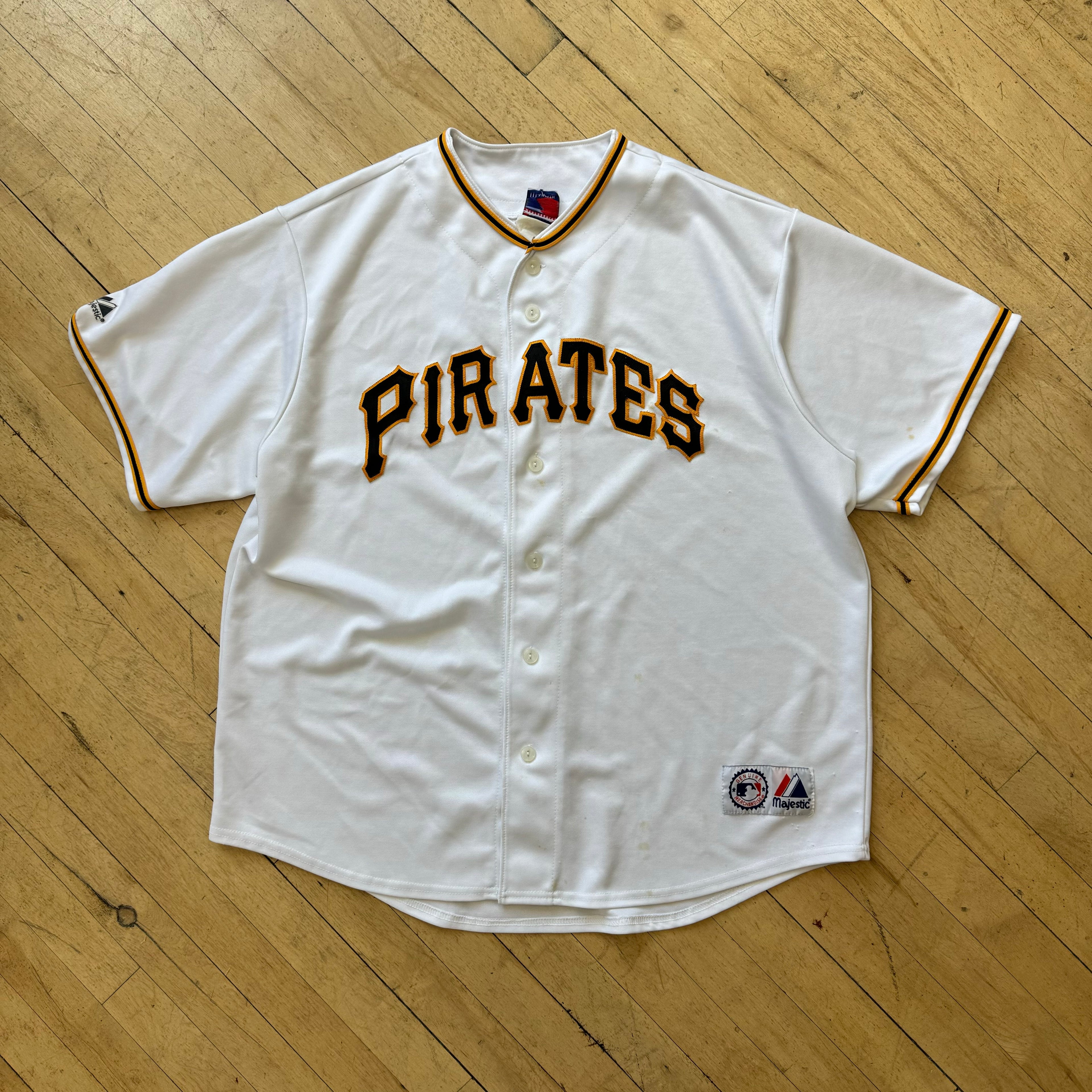 Vintage Pittsburgh Pirates SpellOut Jersey Sz XL