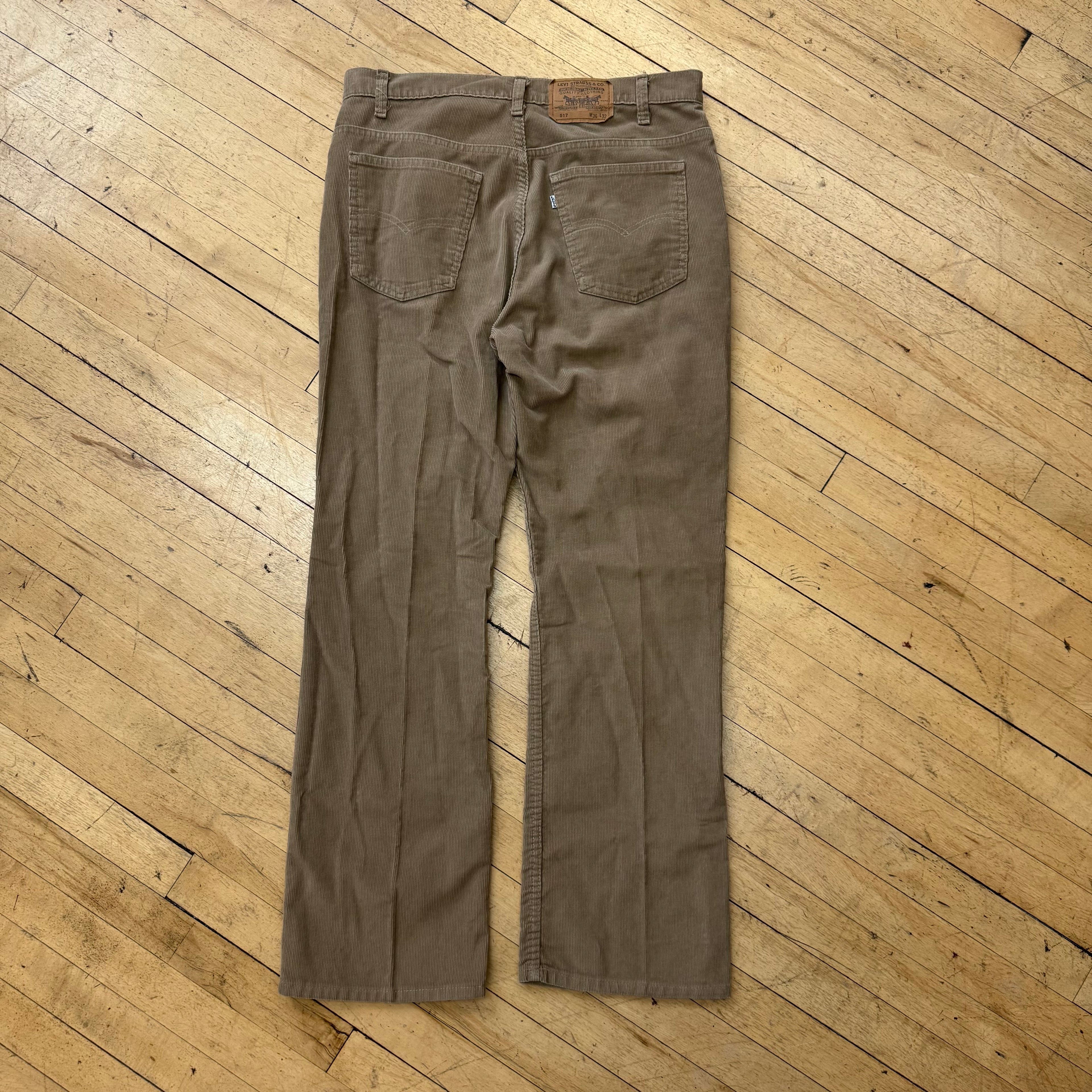 Vintage Levi Corduroy Pants Sz 36x32