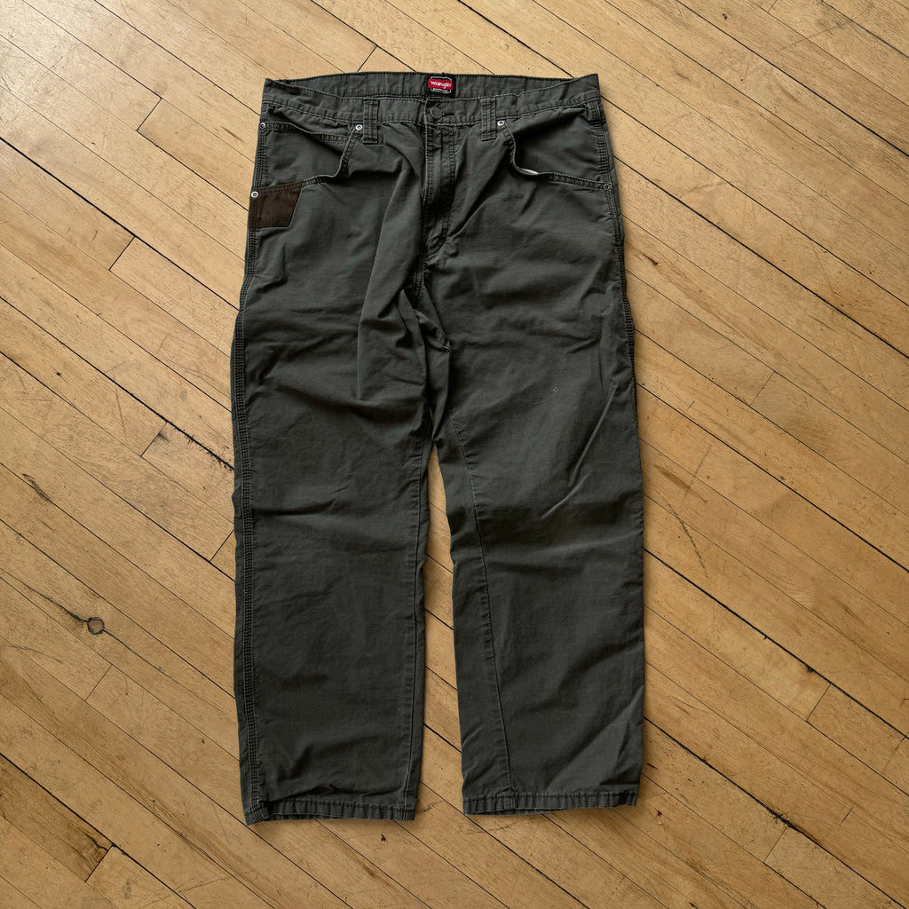Vintage Wrangler Cargo Kahki Pants Sz 36x30