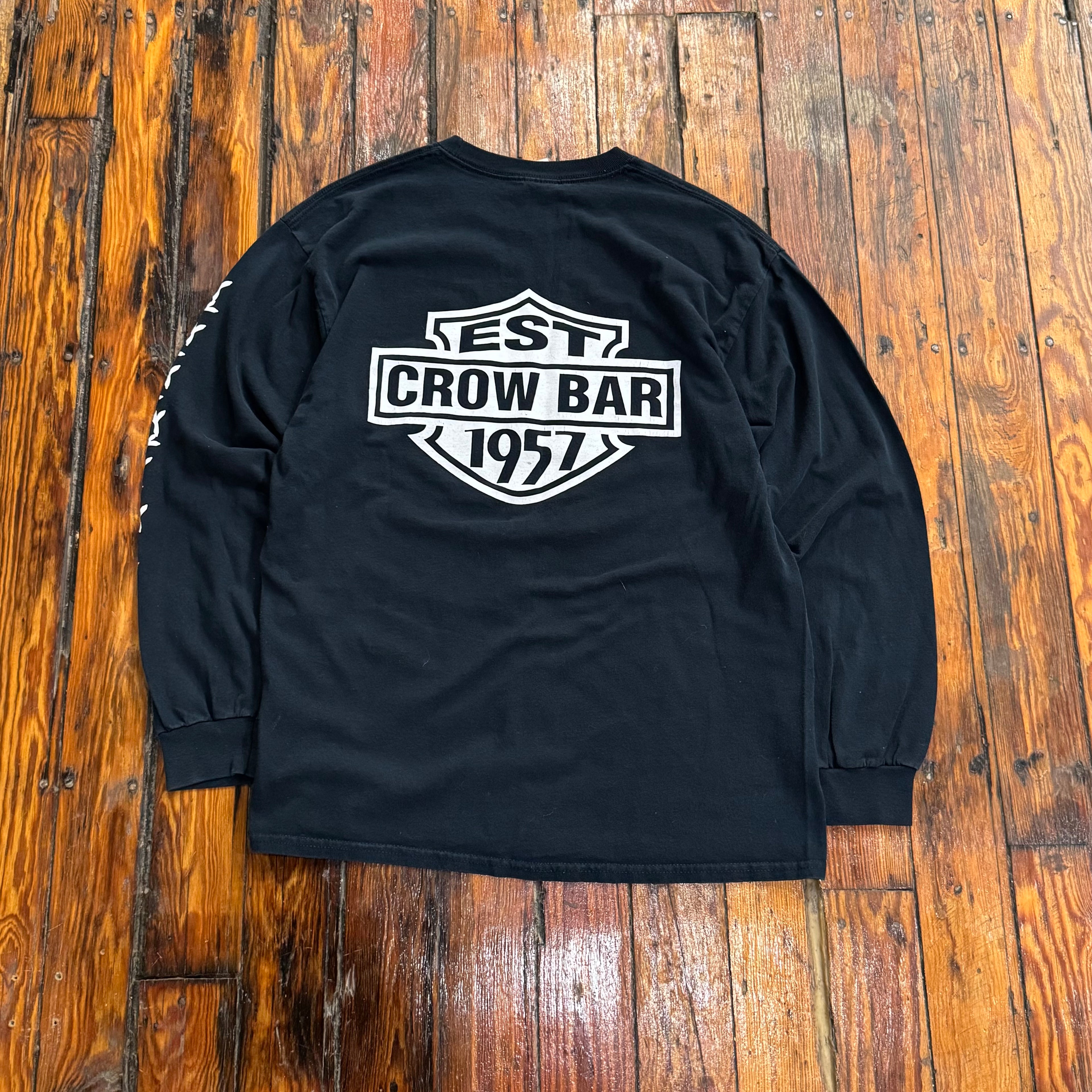 Vintage Crow Bar Long Sleeve T-shirt Sz XL