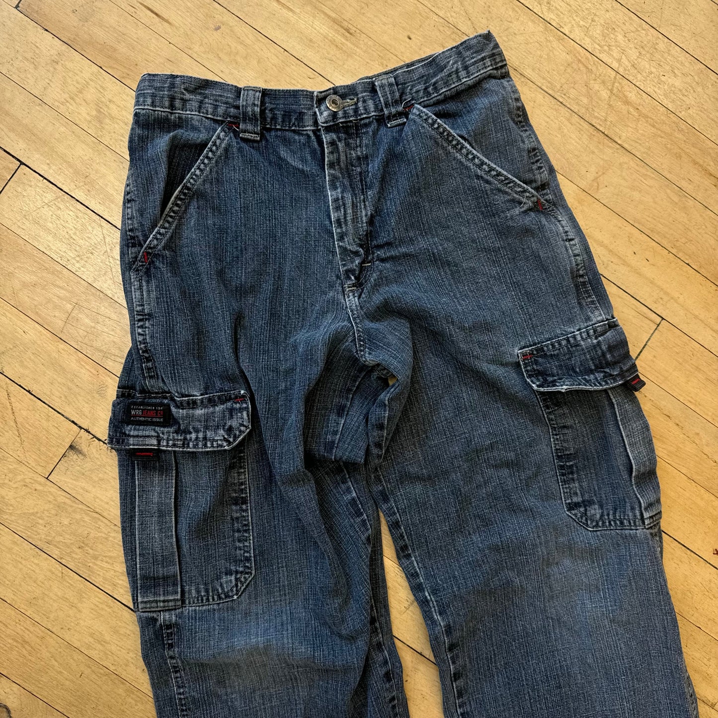 Vintage Wrangler Cargo denim Jeans Sz 18