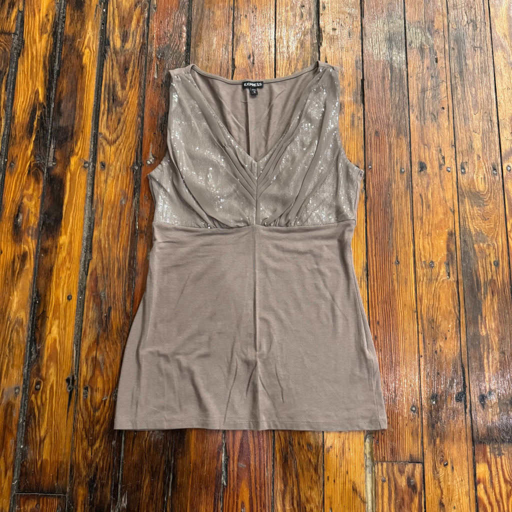 Y2K Express Long Top Sz S