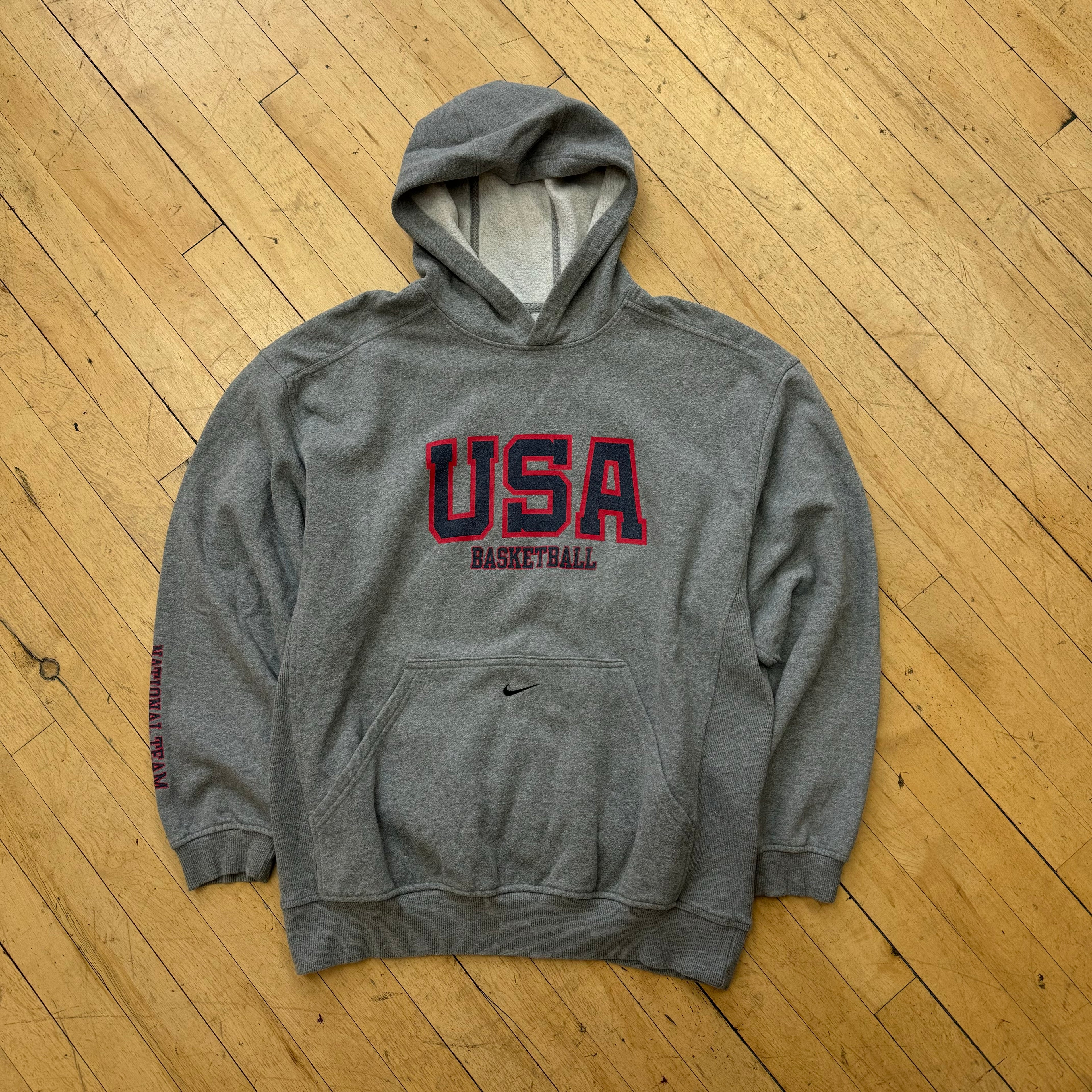 Vintage Nike USA Basketball Hoodie Sz M