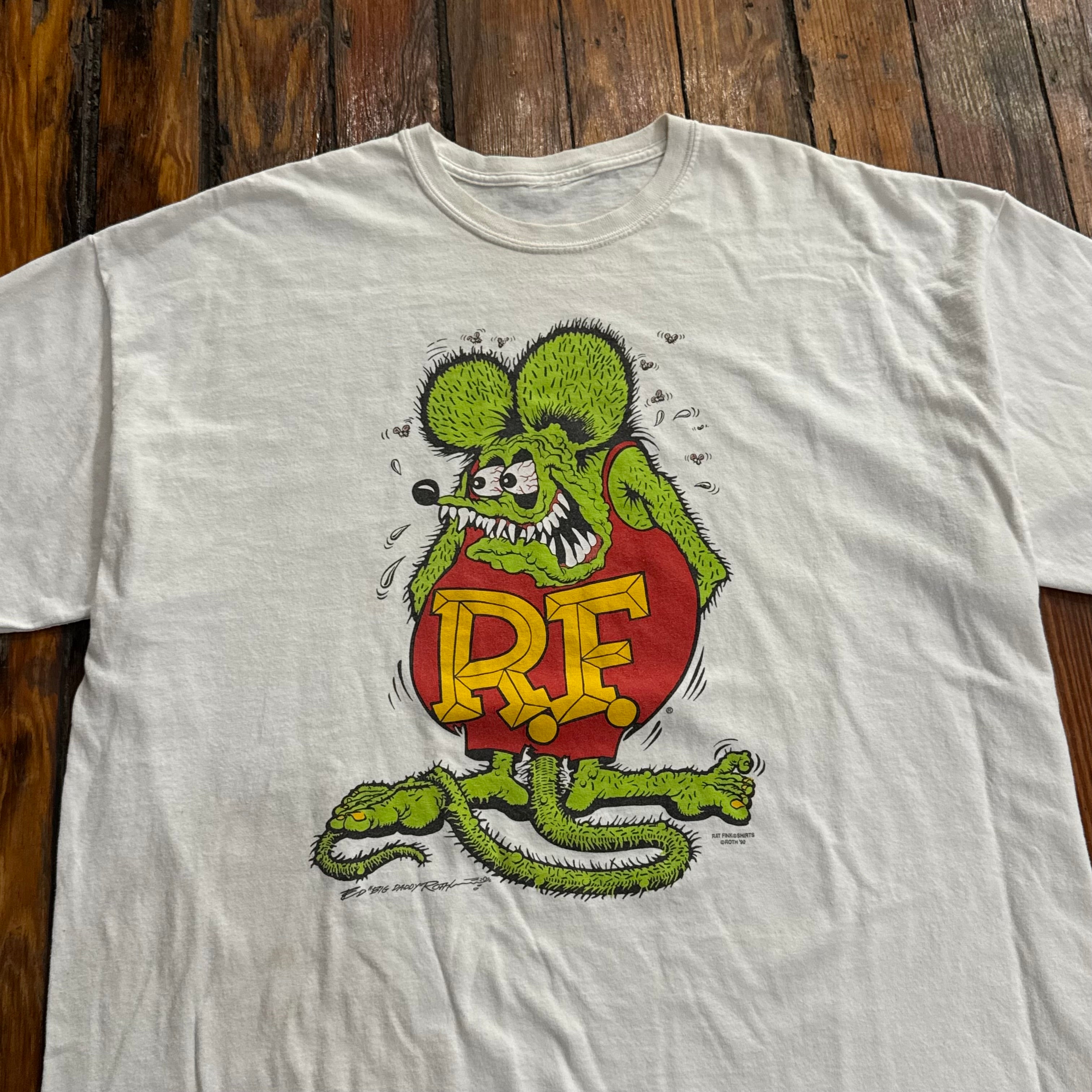 Vintage Rat Fink Ed Big Daddy T-shirt Sz XL
