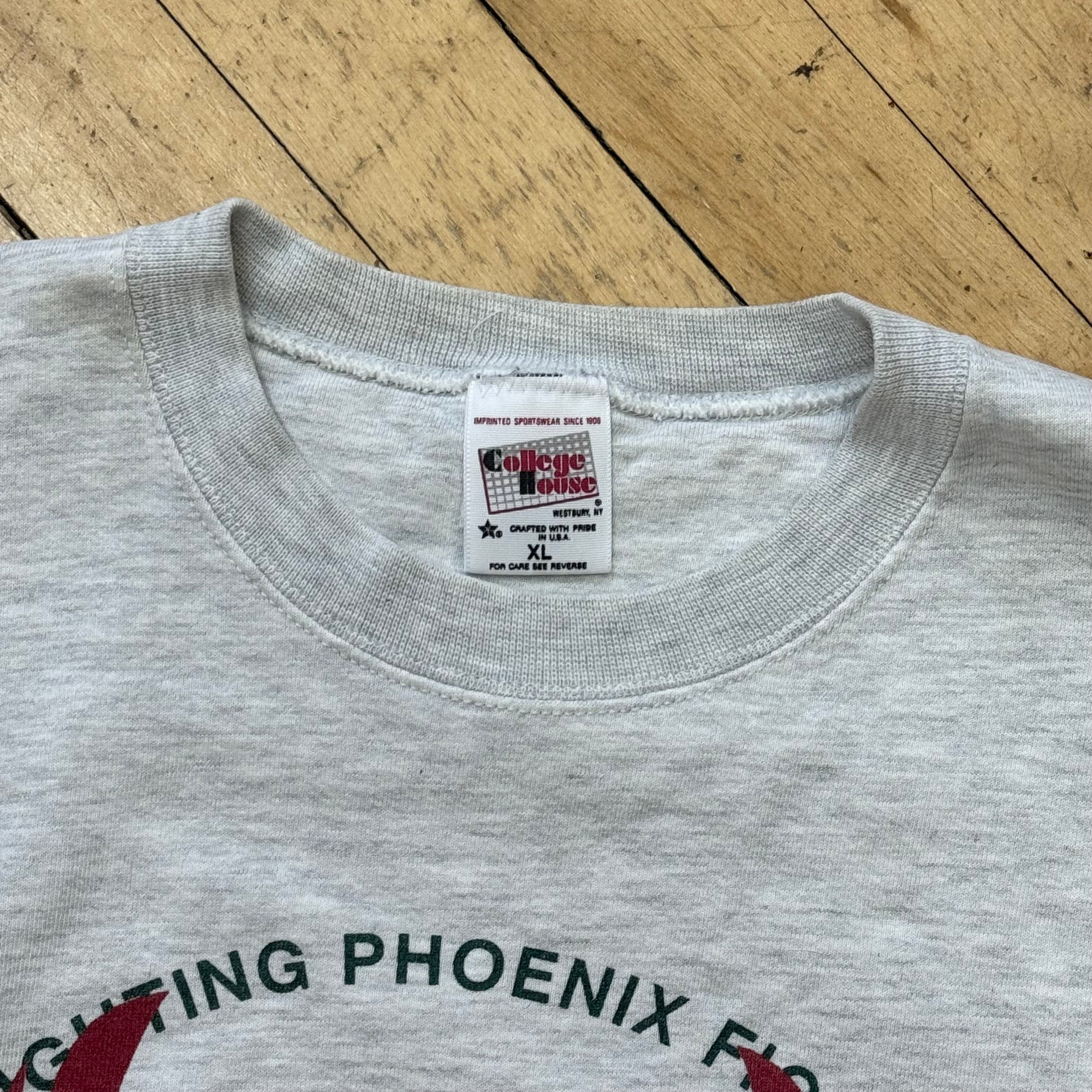 Vintage Fighting Phoenix Wisconsin Crewneck Sz L