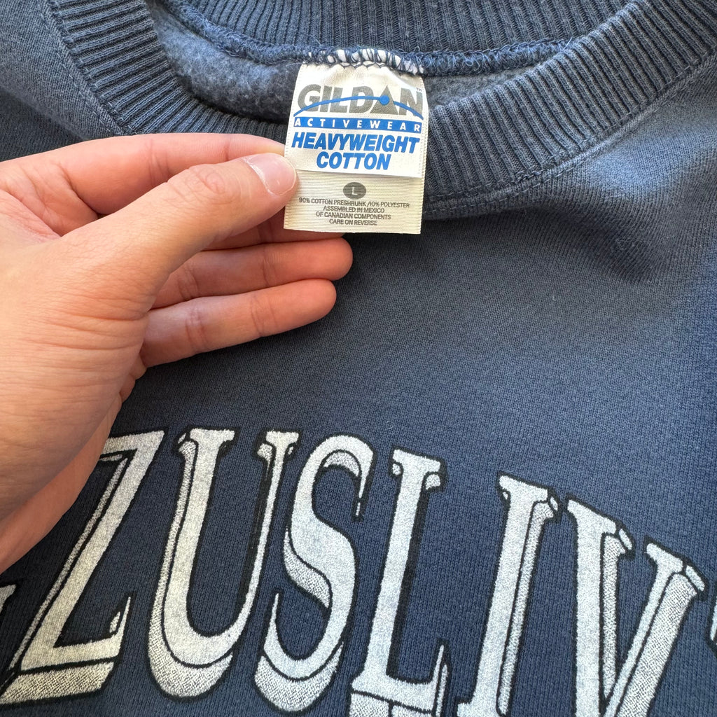 Vintage Jesus Lives SpellOut CrewNeck Sz M