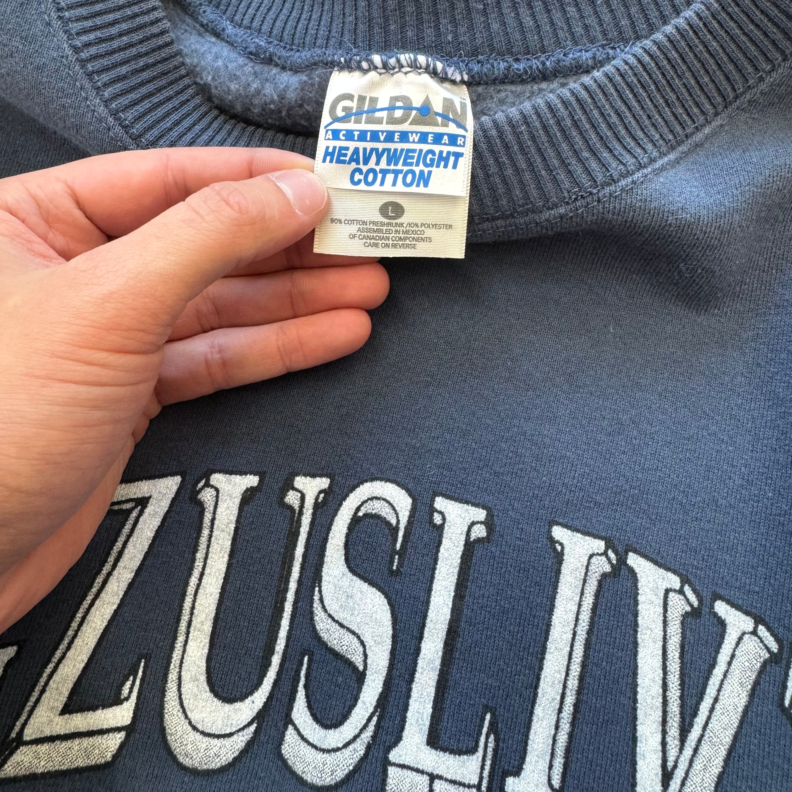 Vintage Jesus Lives SpellOut CrewNeck Sz M