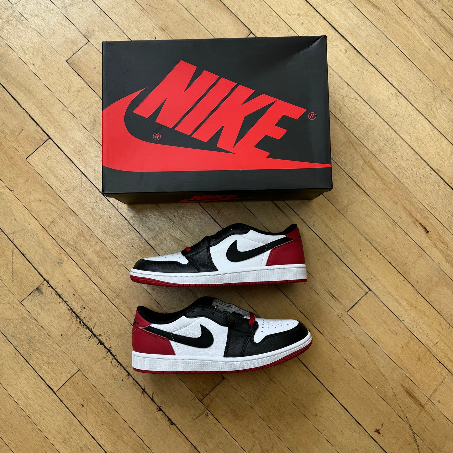 Jordan 1 Low Black Toe Sz 9.5 (DS)