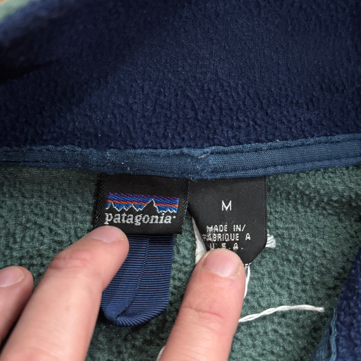 Vintage Patagonia El Capilene Fleece Hiking Jacket Sz M