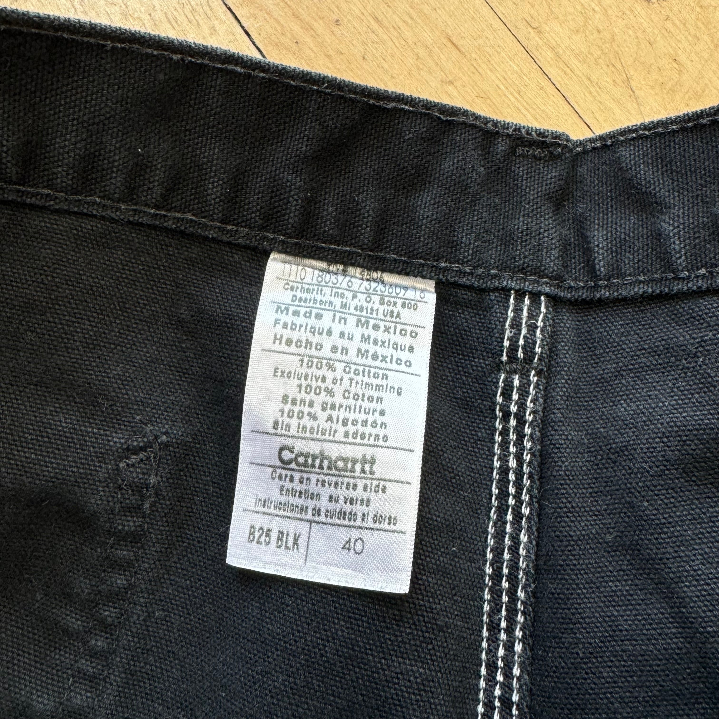 Y2K Black Carhartt Denim Jean Shorts Sz 40