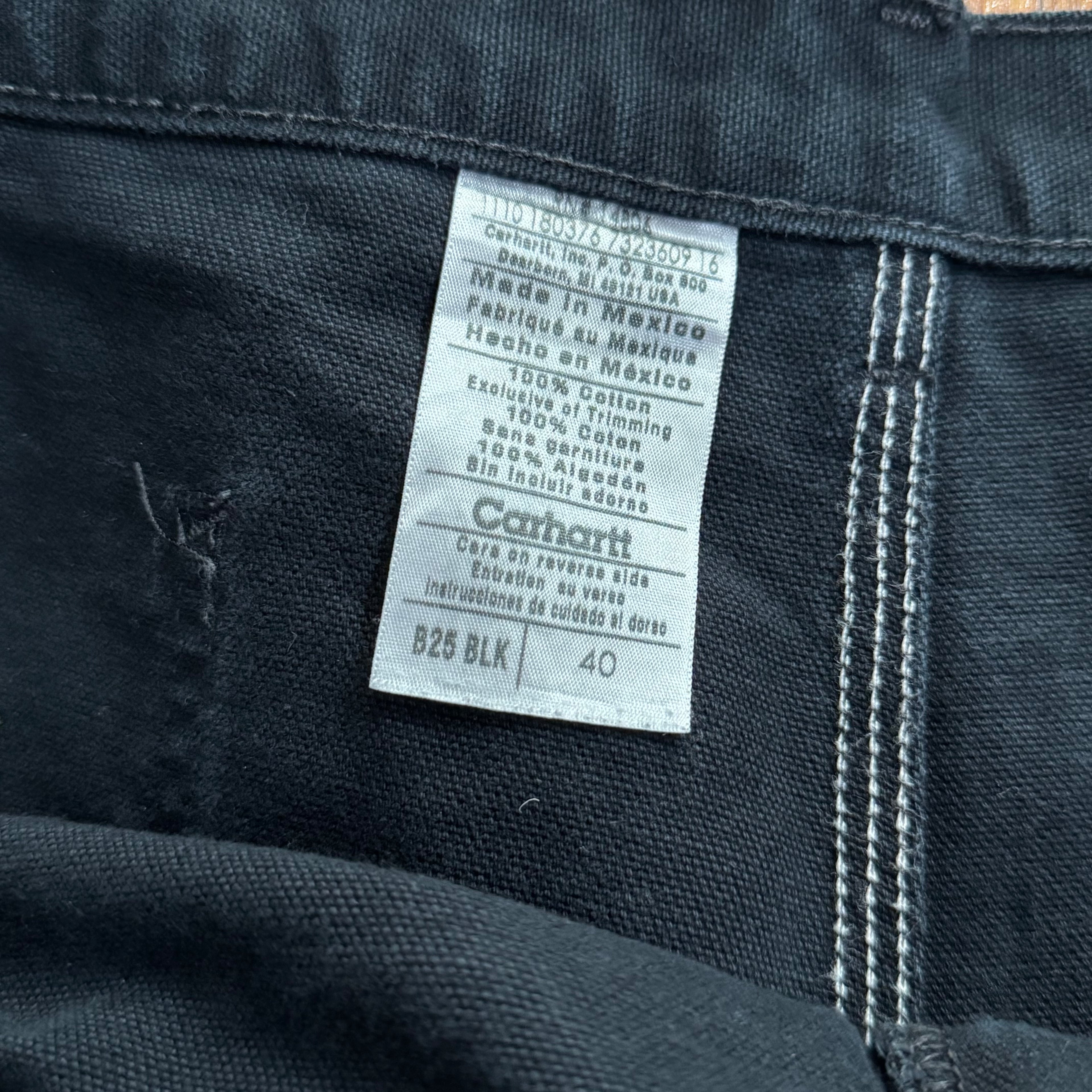 Vintage BLK Carhartt Denim Jean Shorts Sz 40