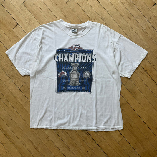 Vintage Colorado Avalanche Champions T-shirt Sz XL