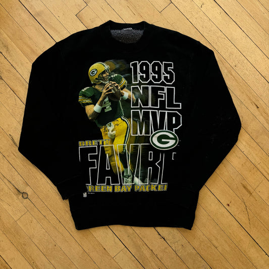 Vintage Brett Farve Packers Crewneck Sz L