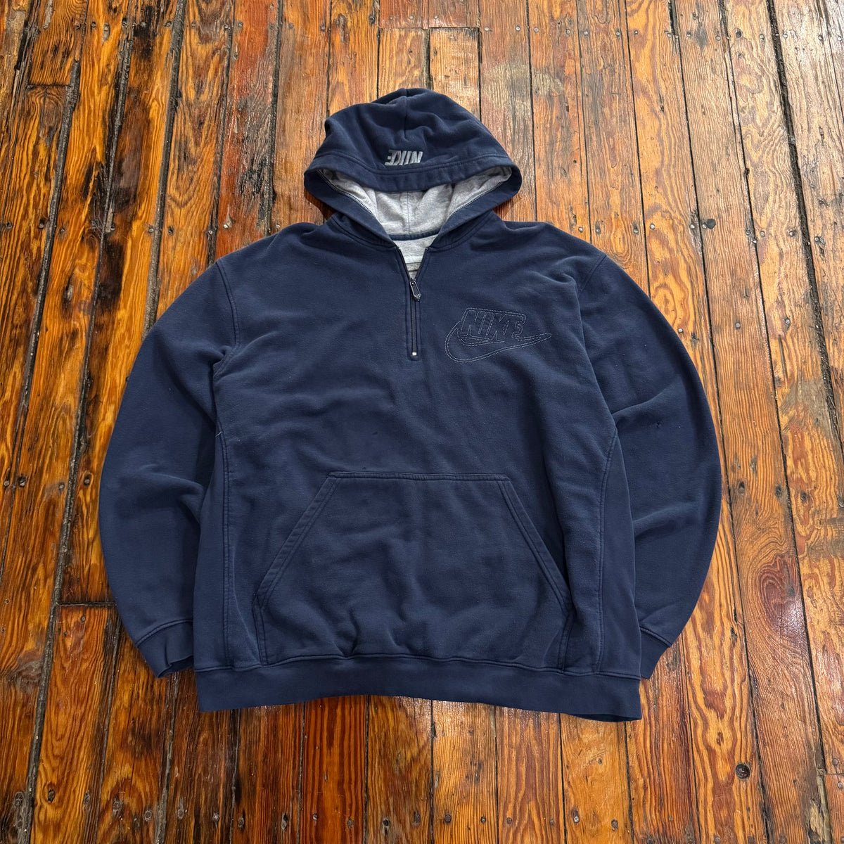 Vintage Nike Quarter Zip Hoodie Sz XXL