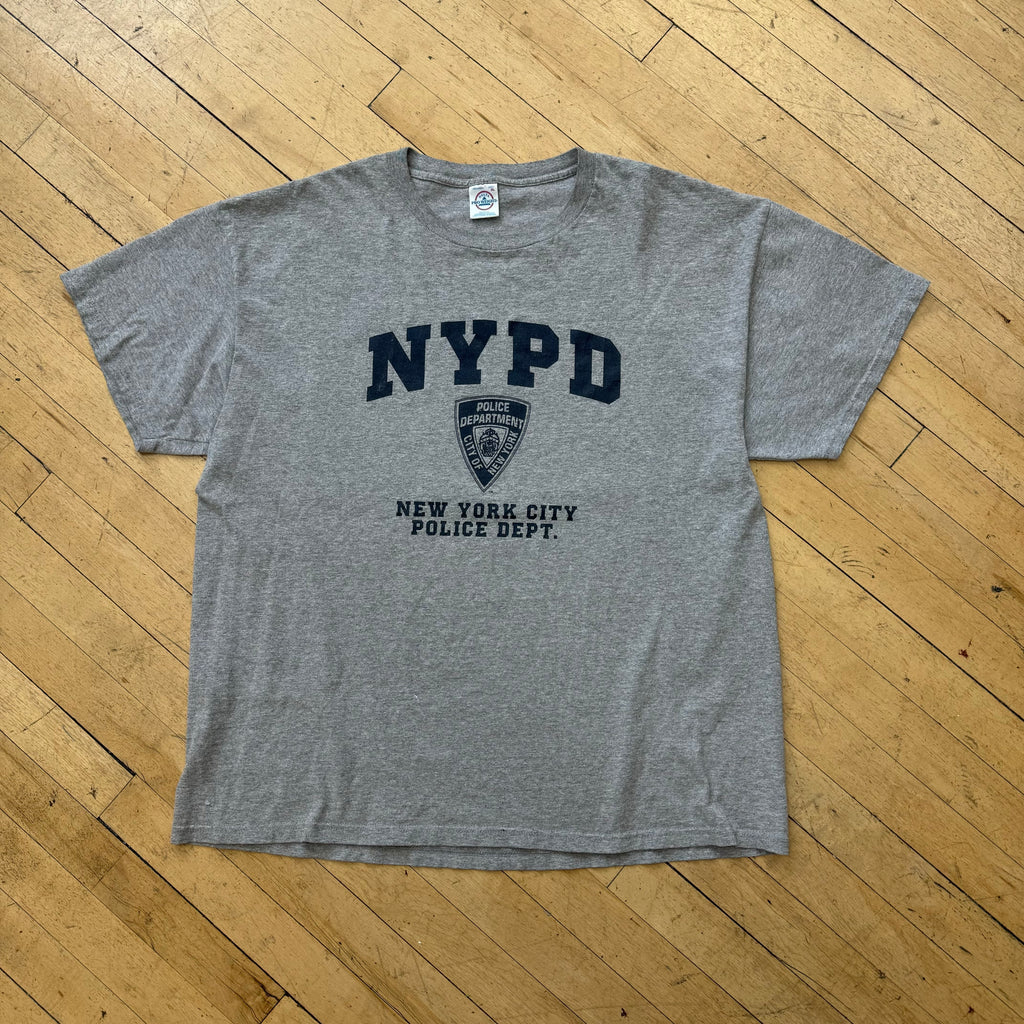 Vintage NYPD SpellOut T-shirt Sz XL