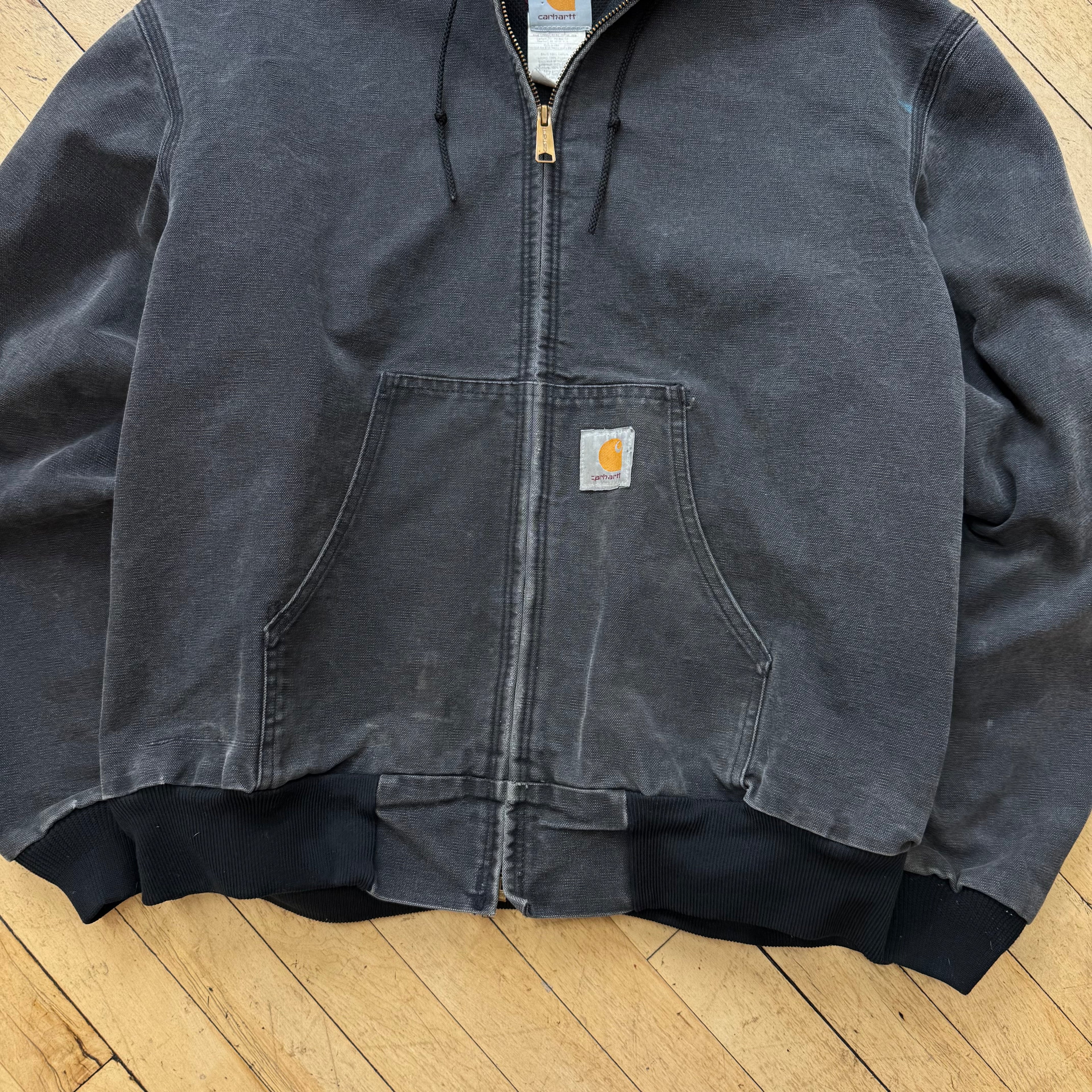 Vintage Faded Carhartt J03 BLK Jacket Sz XL