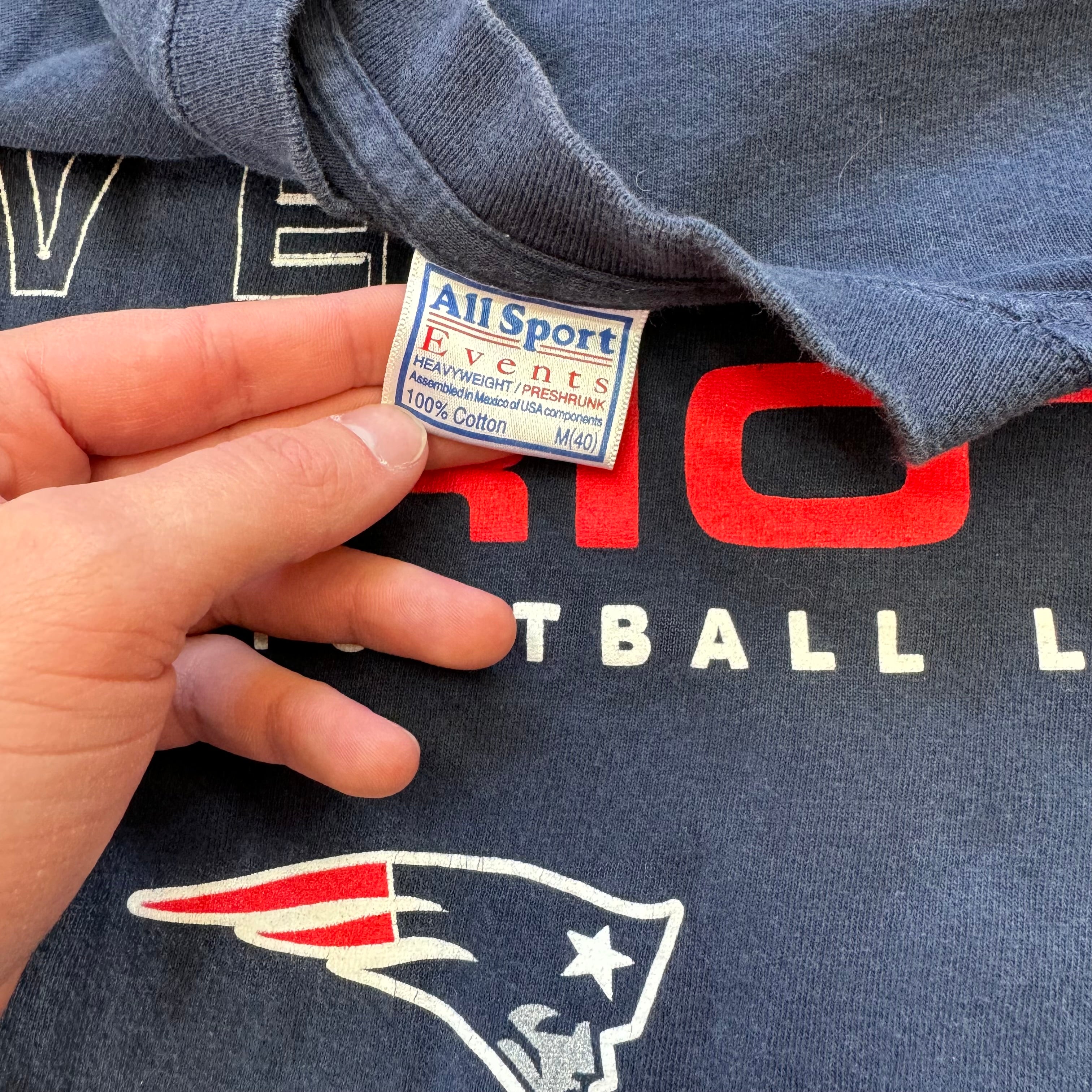 Vintage New England Patriots T-shirt Sz M