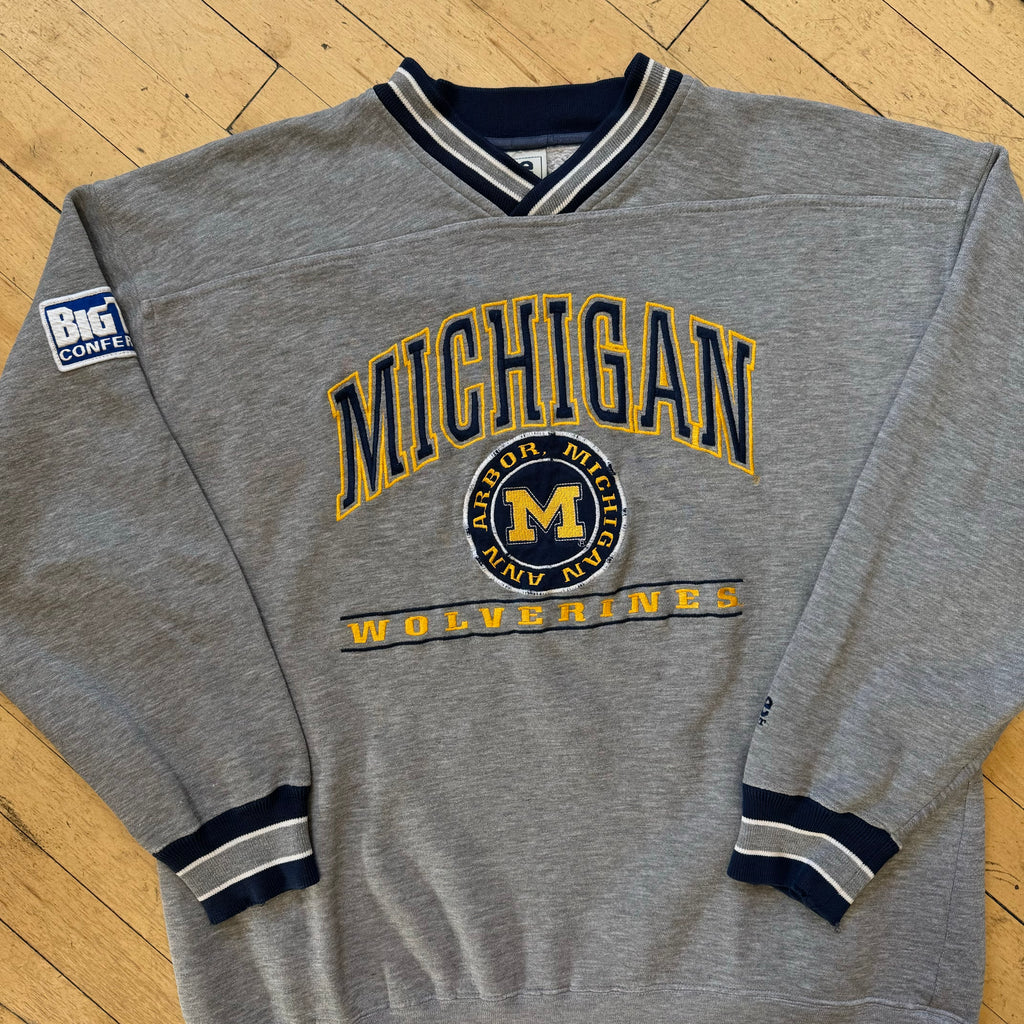 Vintage Michigan University CrewNeck Sz L