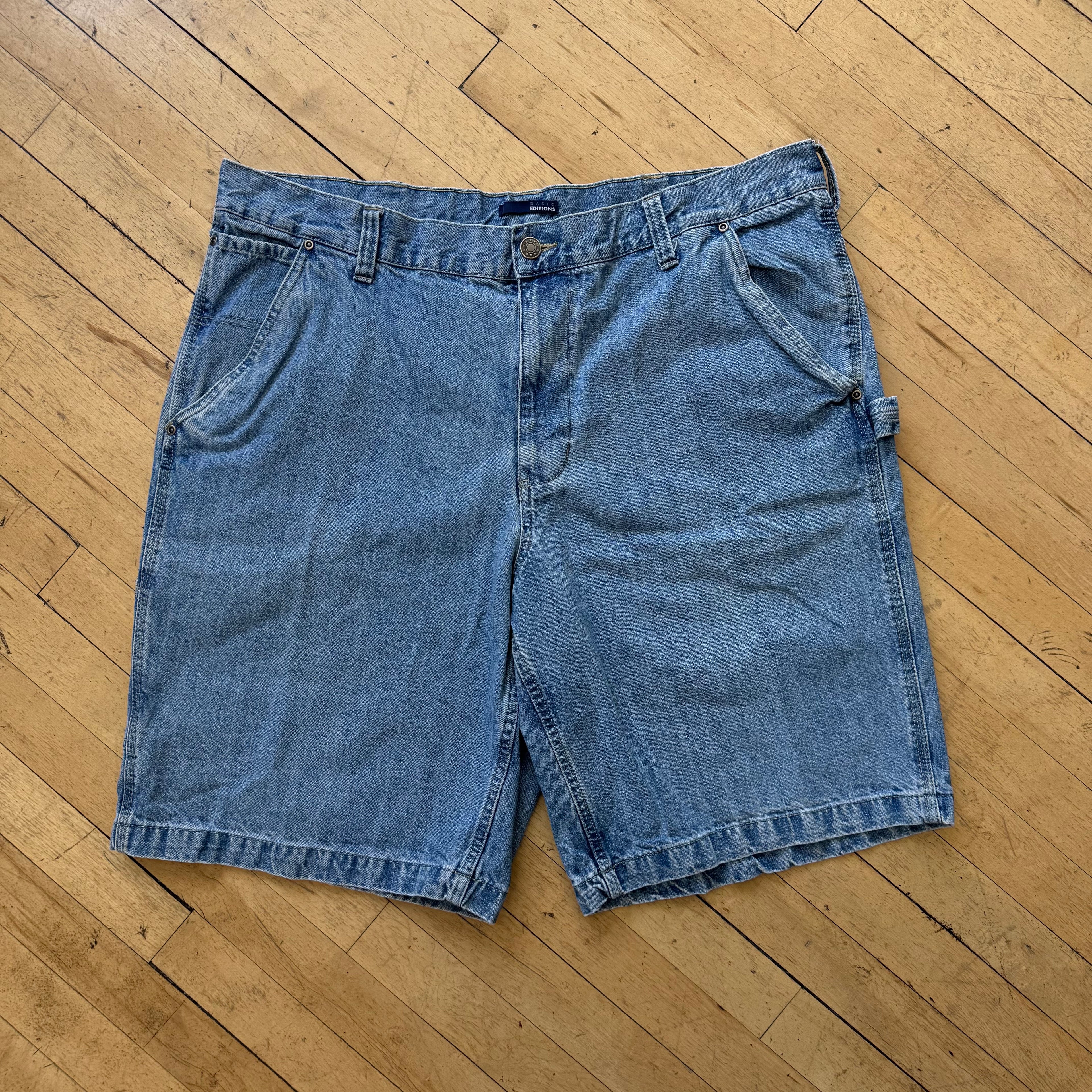 Y2K Basic Editions Denim Jean Shorts Sz 42