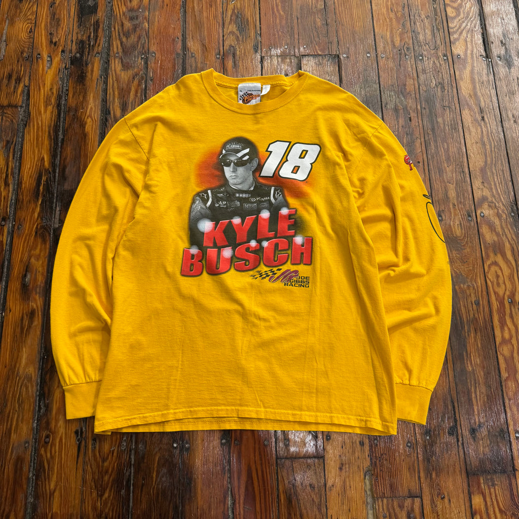 Vintage Kyle Busch Nascar M&M T-shirt Sz XL
