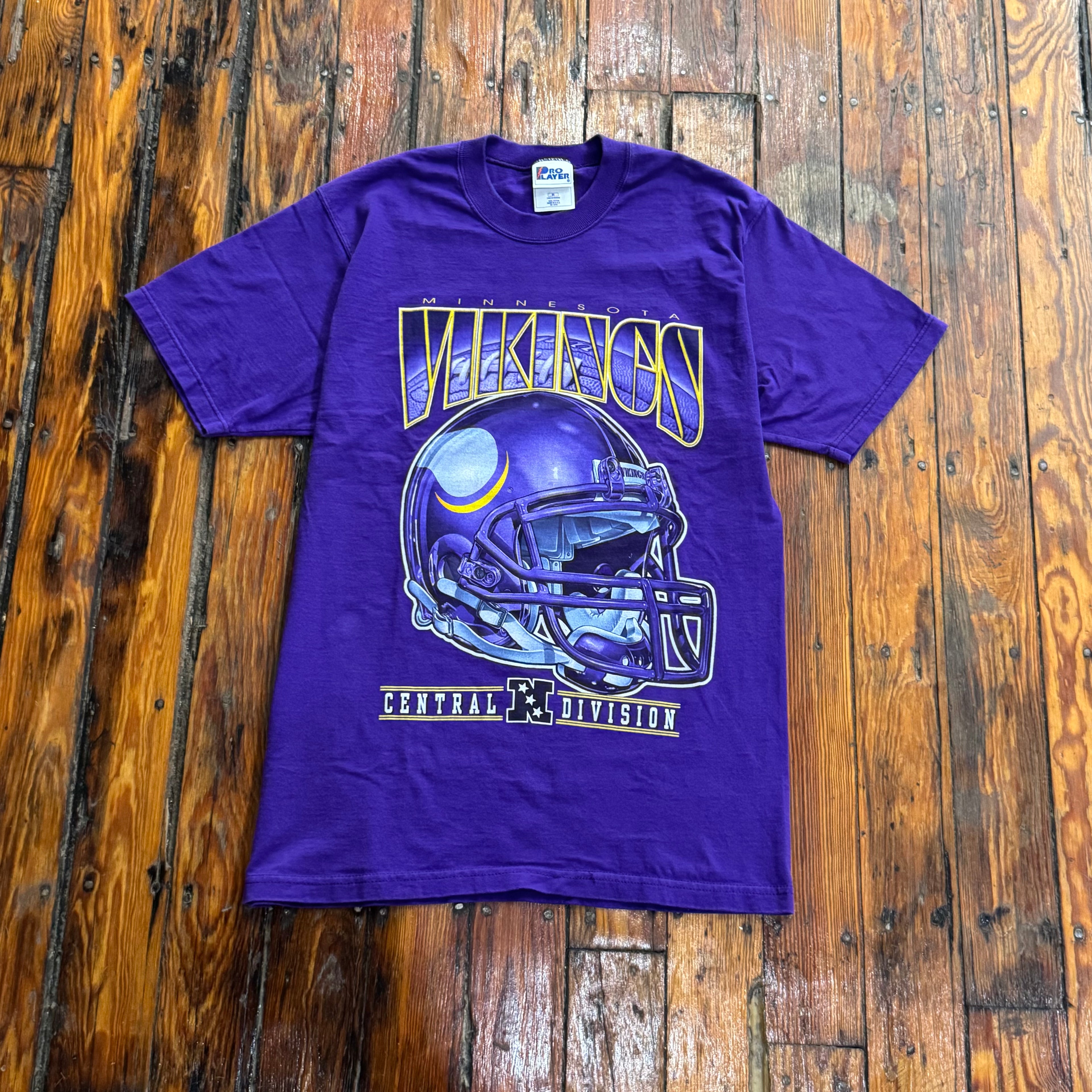 Vintage Minnesota Vikings Helmet T-shirt Sz M