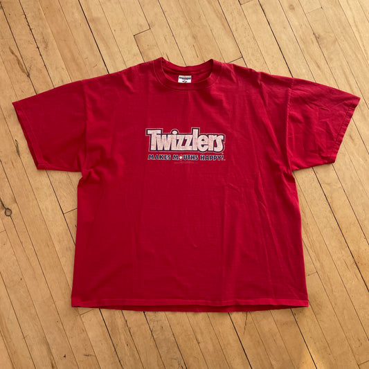 2000s Twizzlers Makes Mouths Happy T-shirt Sz XXL
