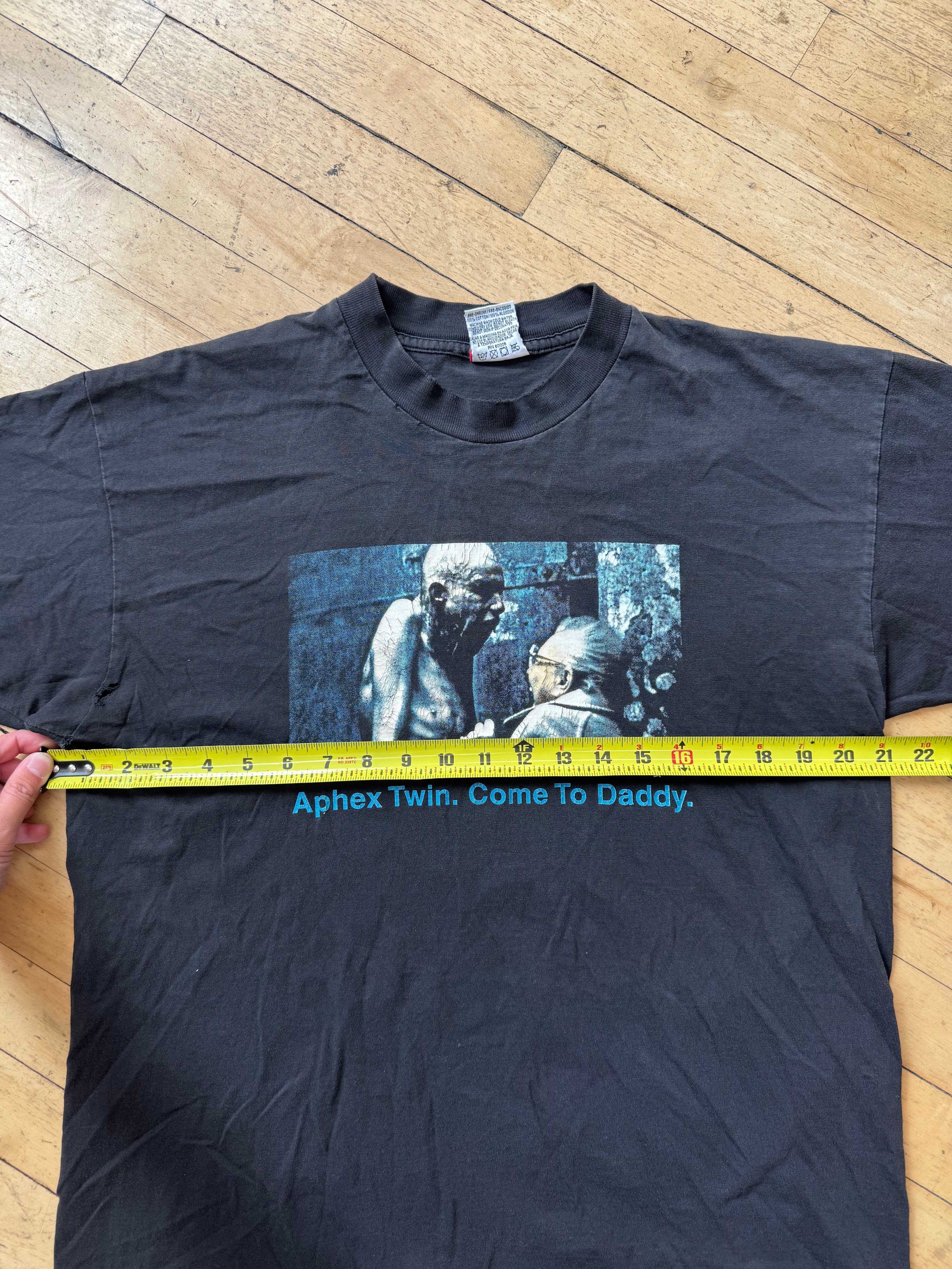 Vintage Aphex Twin Come to Daddy T-shirt Sz L