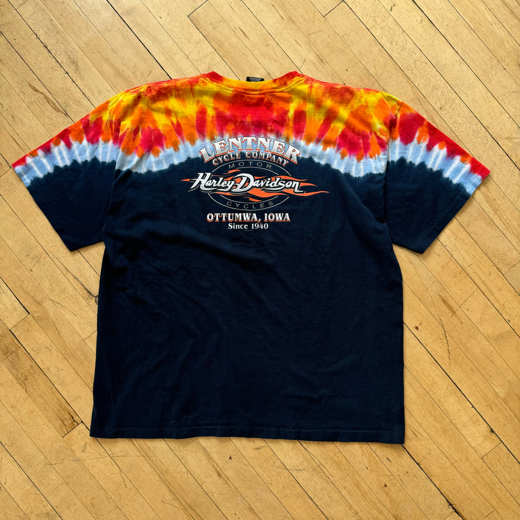 Vintage Harley Davidson Tye-Dye T-shirt Sz XXL