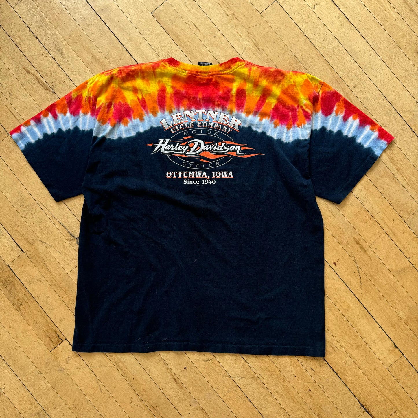 Vintage Harley Davidson Tye-Dye T-shirt Sz XXL