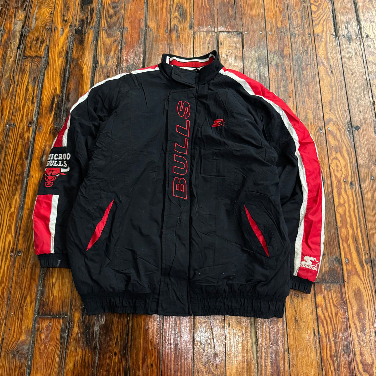 Vintage Stater Chicago Bulls Jacket Sz XXL