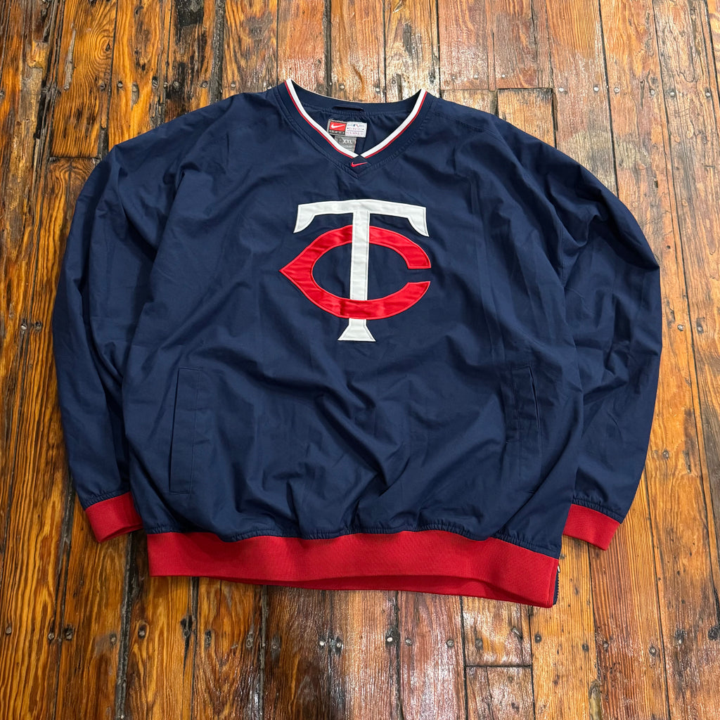 Vintage Nike Minnesota Twins Pullover Jacket Sz XXL