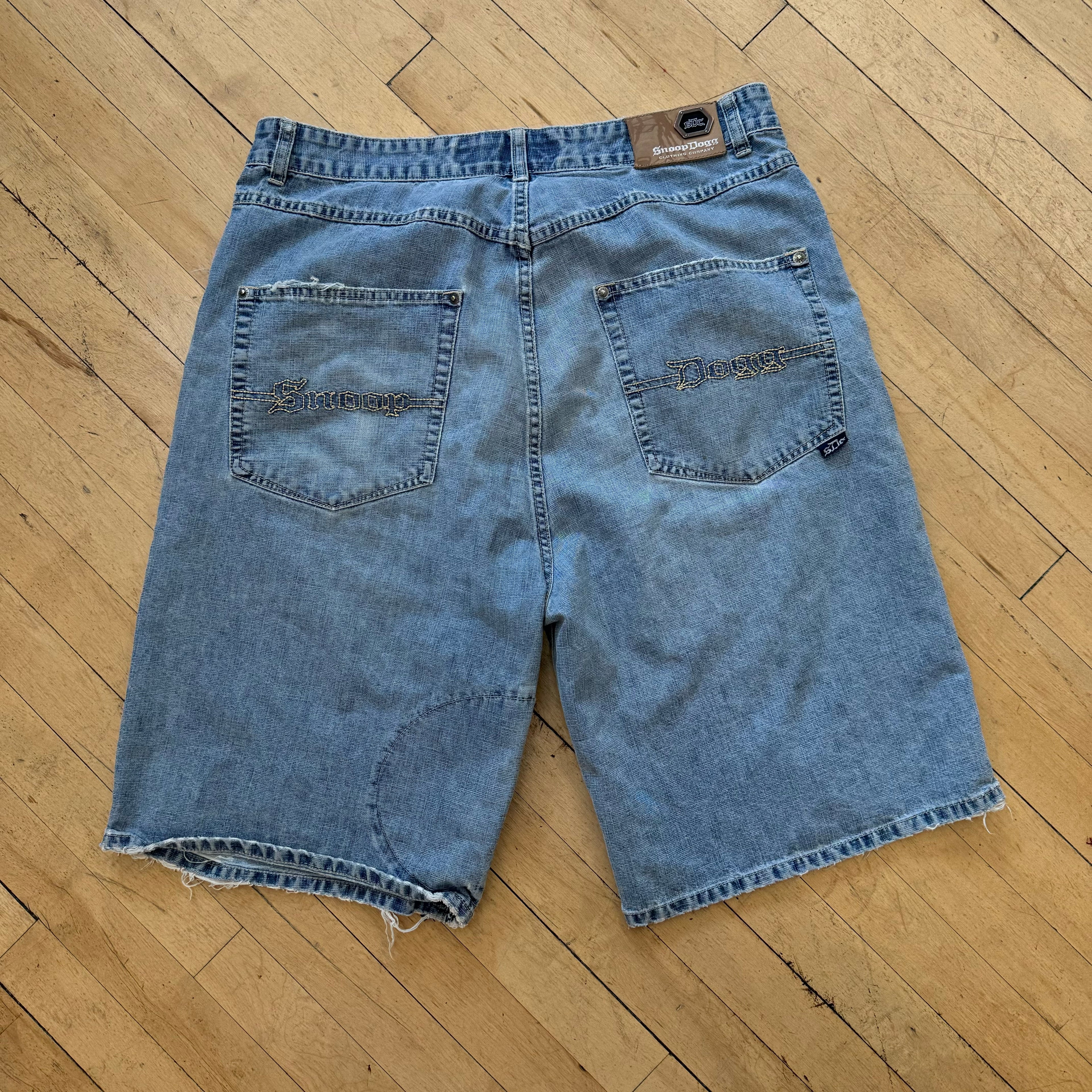 Vintage Y2K Snoop Dogg Jean Shorts Sz 36