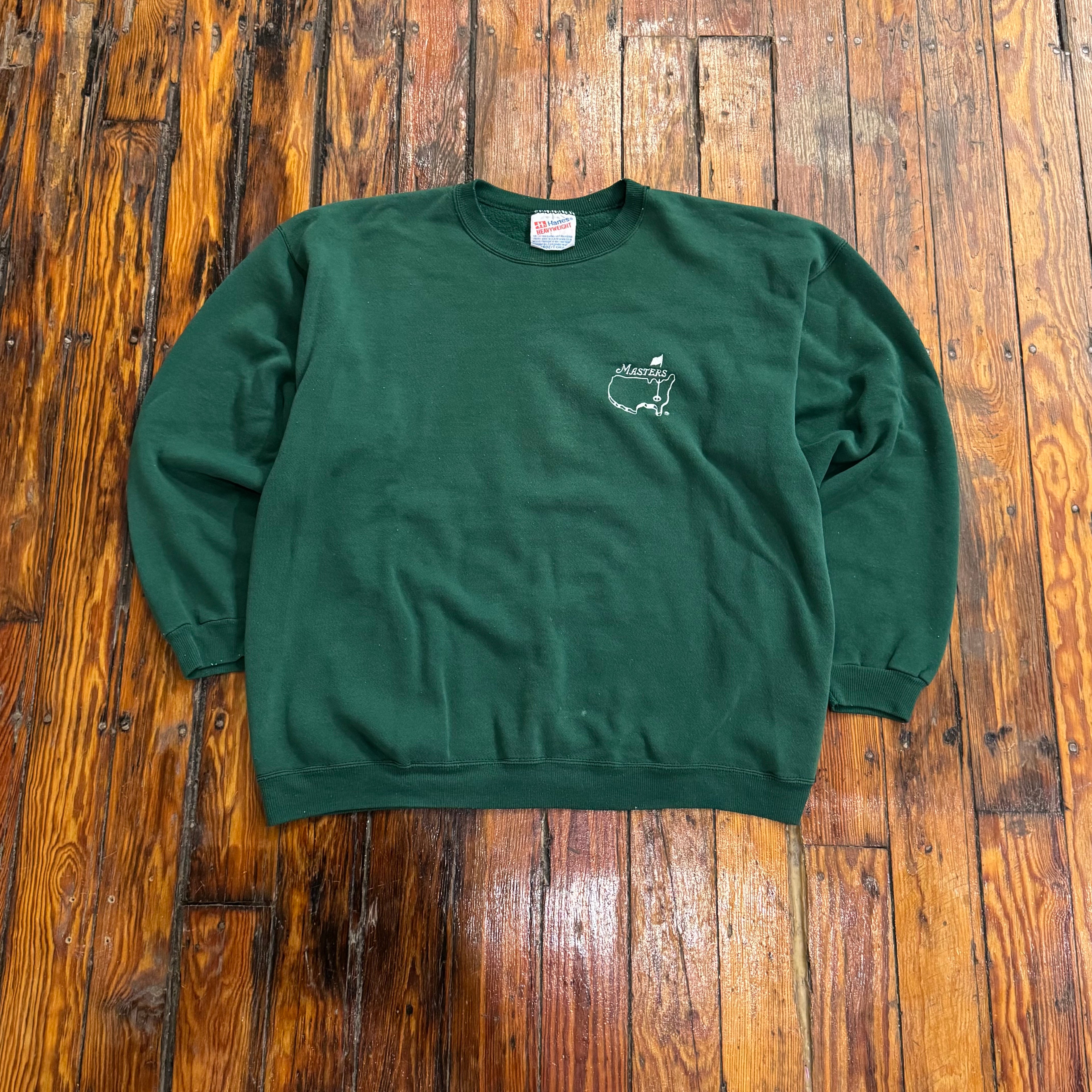 Vintage The Masters Embroidered Crewneck Sz XL