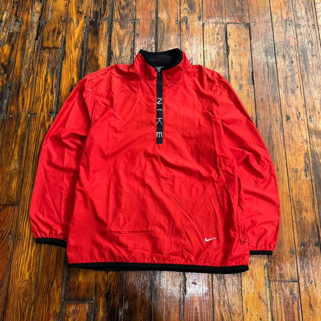 Vintage Nike Quarter Zip Windbreaker Jacket Sz M