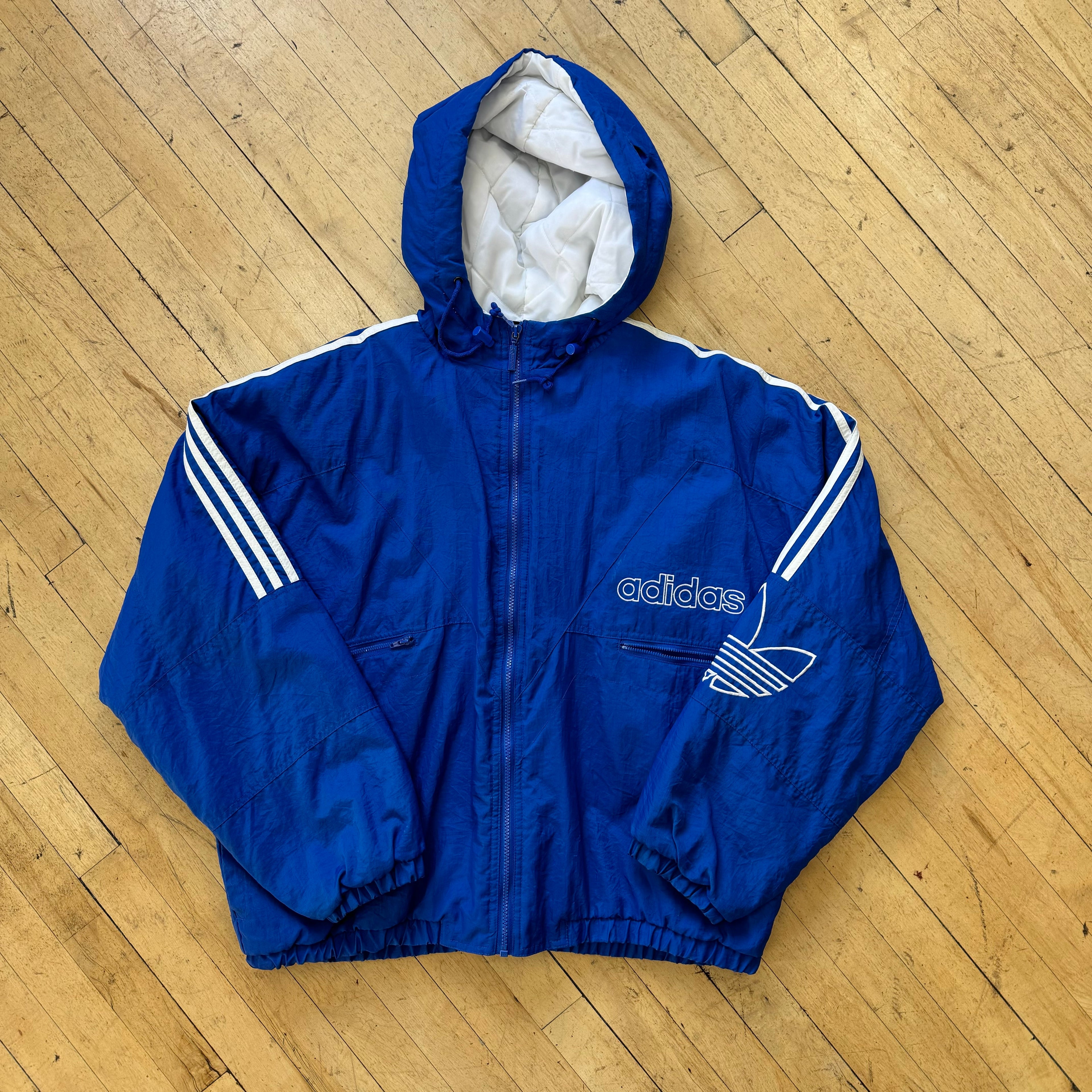 Vintage Adidas Puffer Jacket Sz L