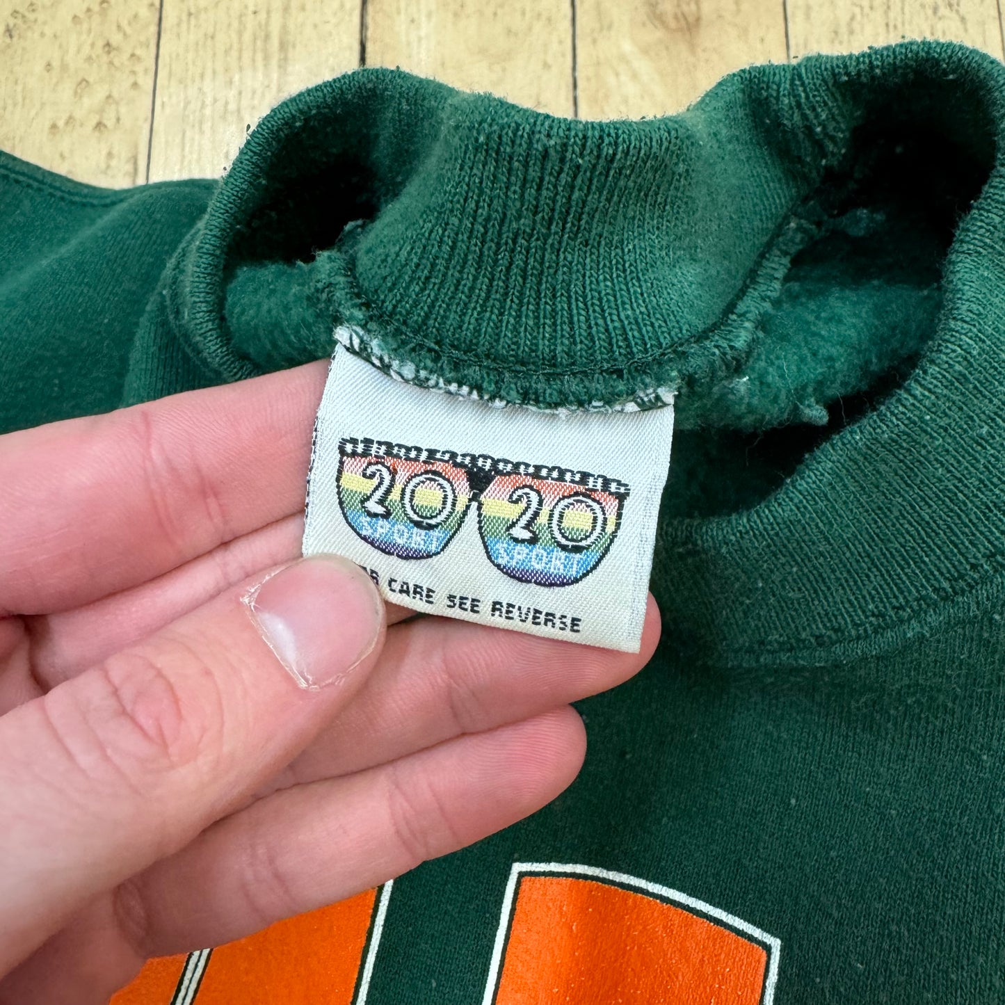 Vintage Miami Hurricanes CrewNeck Sz L