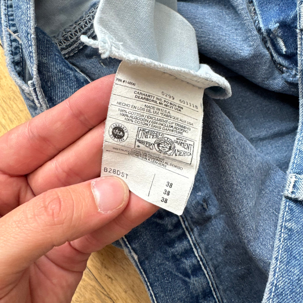 Vintage Carhartt Faded Denim Jeans Sz 38
