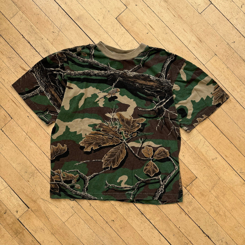 Vintage Blank Camo T-shirt Sz S