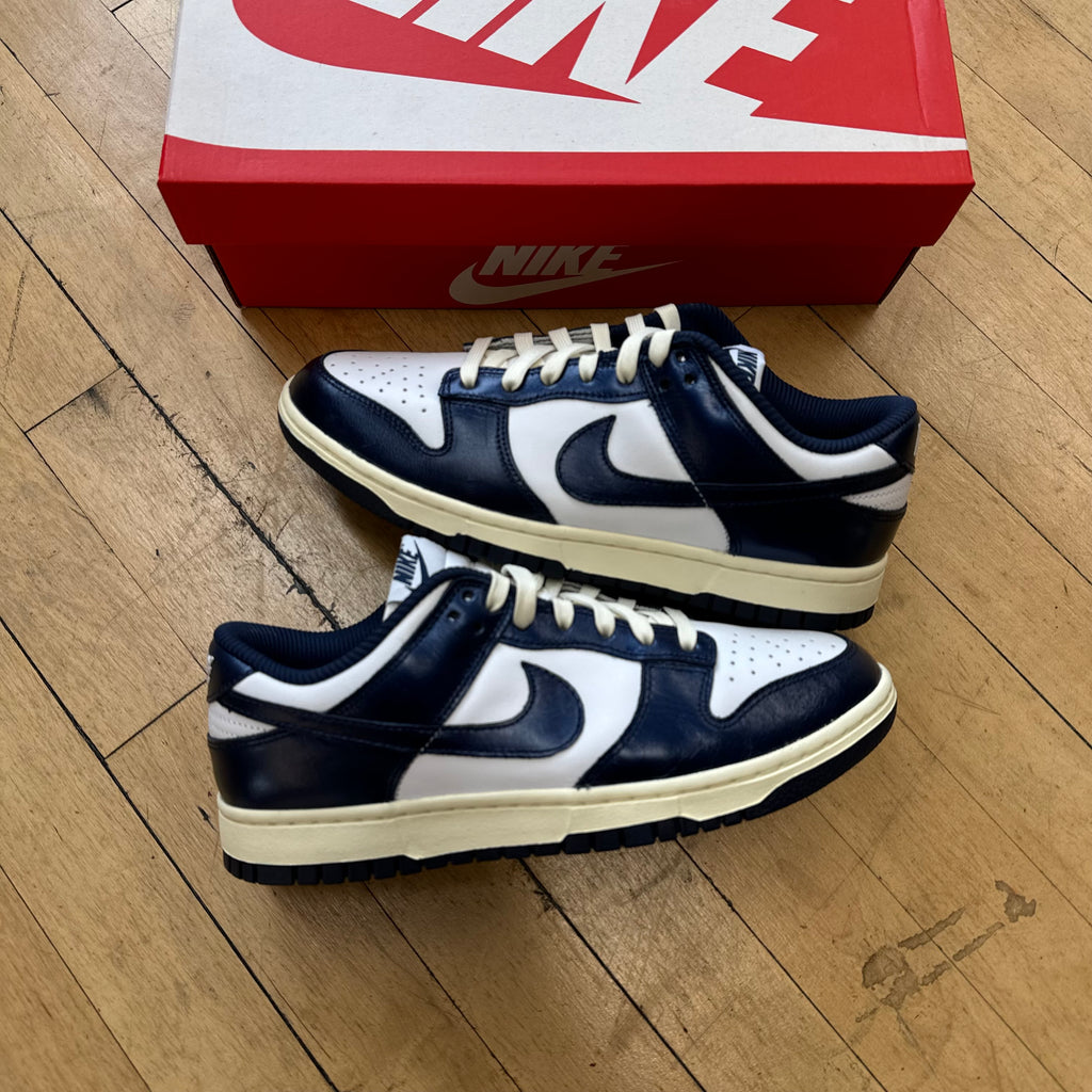 Nike Dunk Low Vintage Navy Sz 9w (DS)