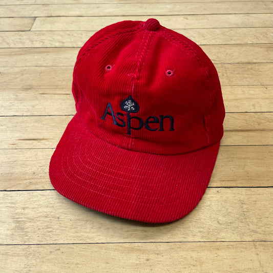 Vintage Aspen Corduroy SnapBack Hat