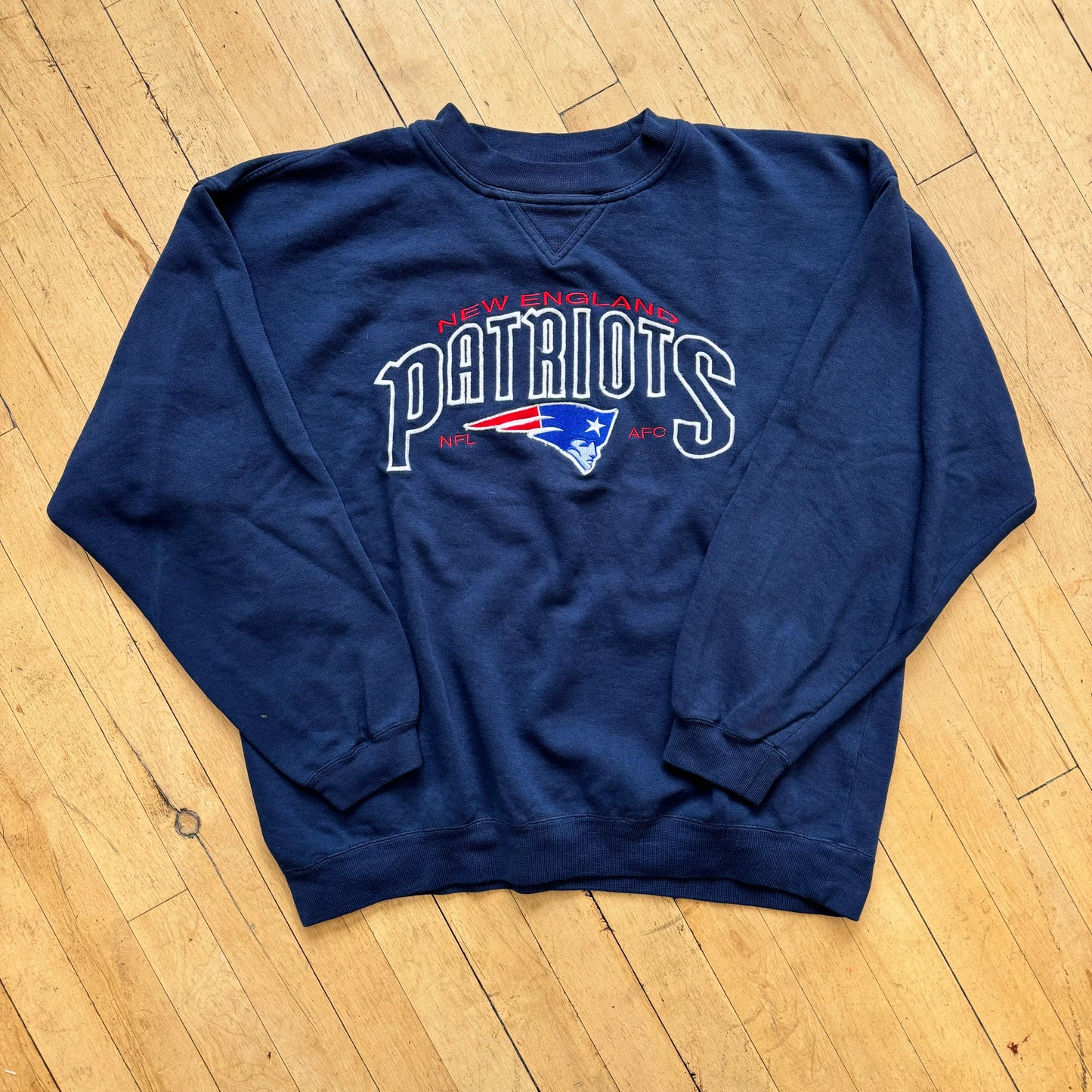 Vintage Lee New England Patriots CrewNeck Sz L