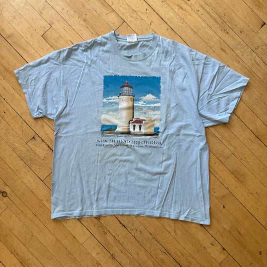Vintage North Head Lighthouse T-shirt Sz XXL